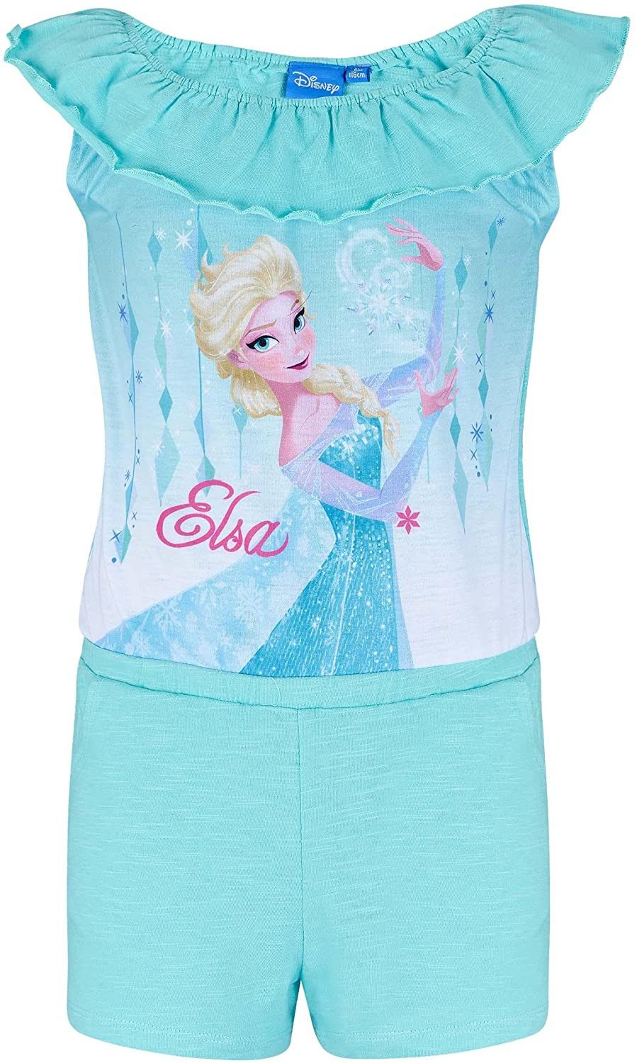 Kurzoverall FROZEN Anna + Elsa Die Eiskönigin Sommeroverall 4 6 8 Jahre