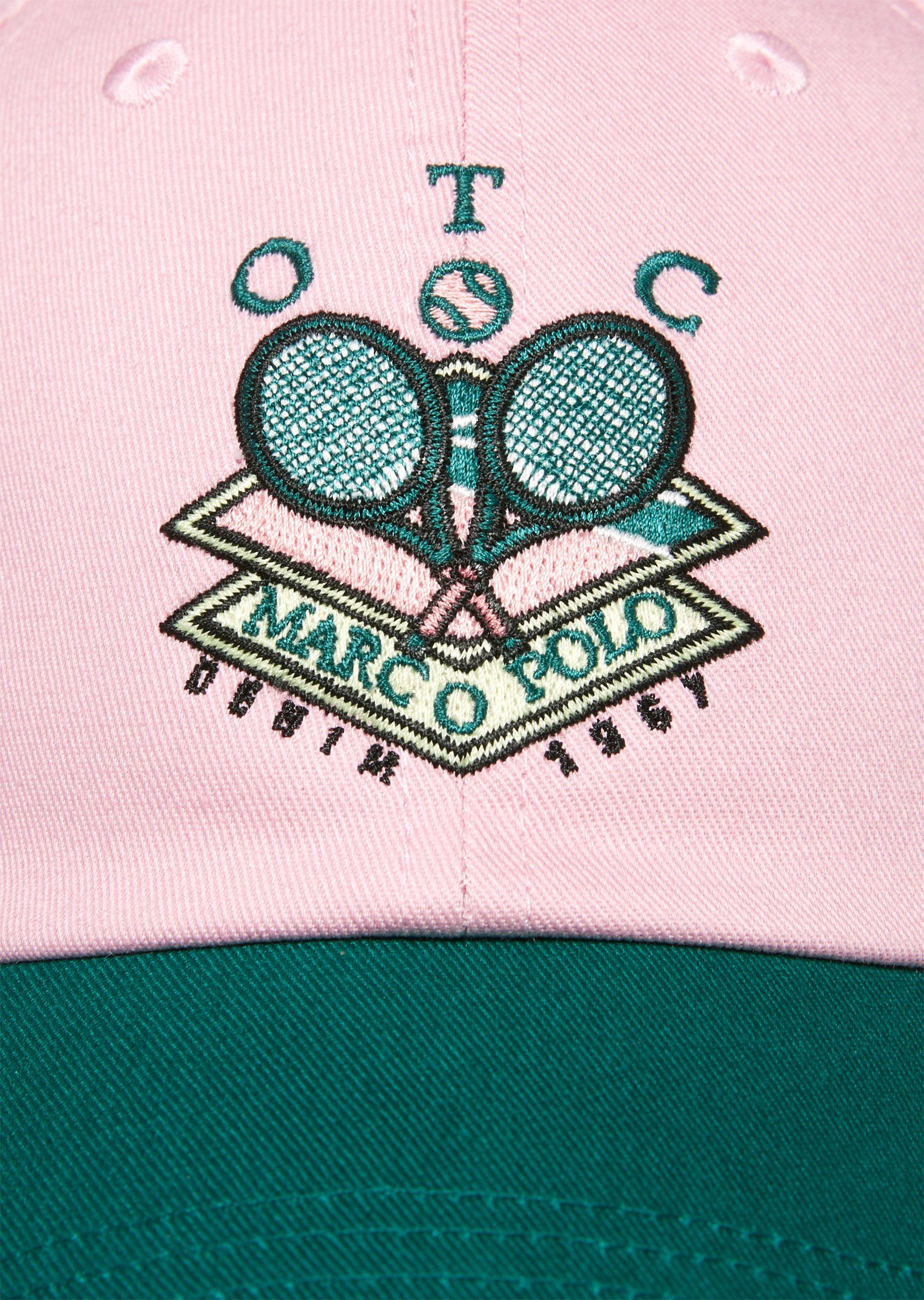 Marc O'Polo Cap Cotton-Twill Baseball rosa aus DENIM Organic