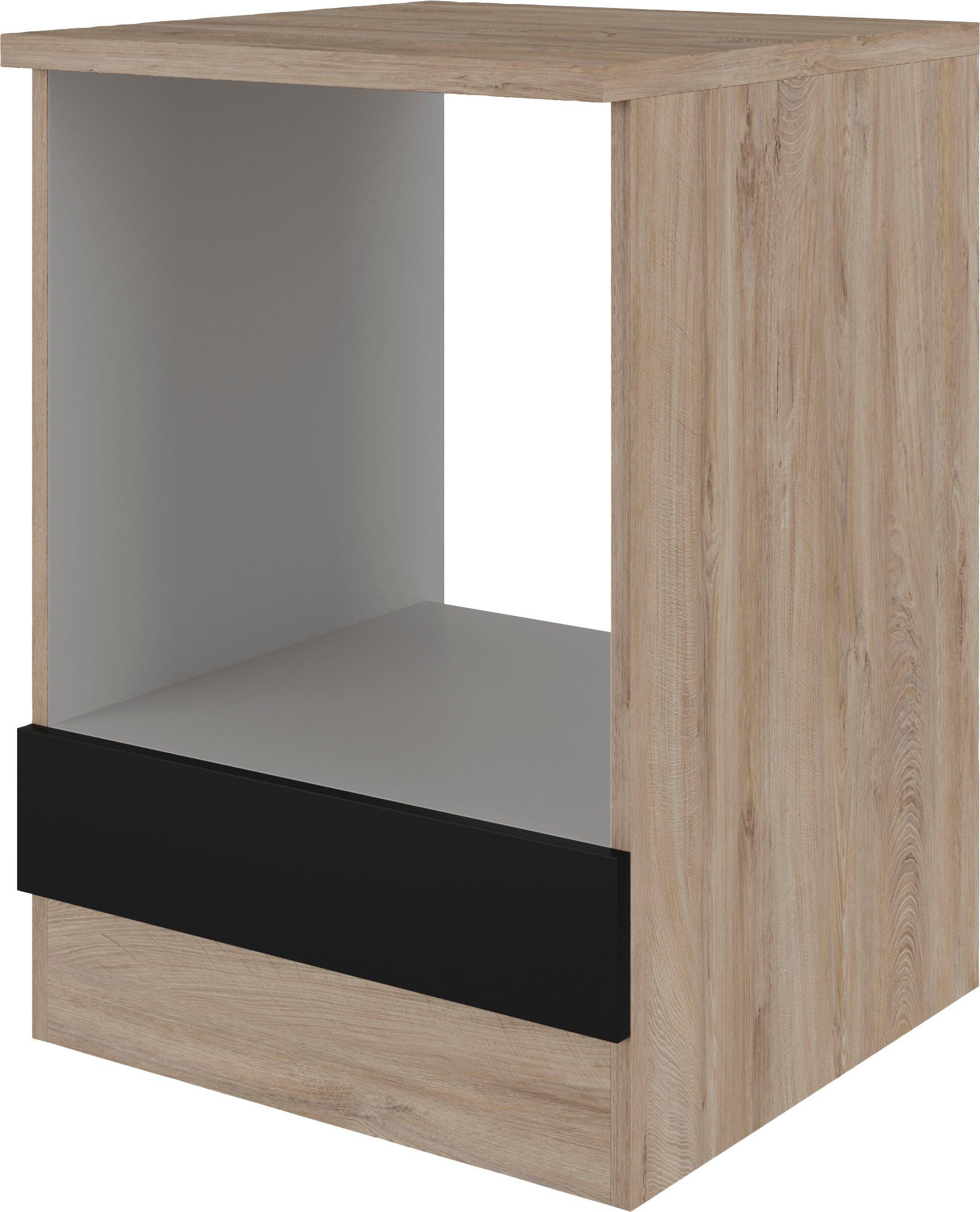 Flex-Well Herdumbauschrank Capri (1-St) (B x H x T) 60 x 85 x 60 cm, mit Nische für Standard-Einbauherd