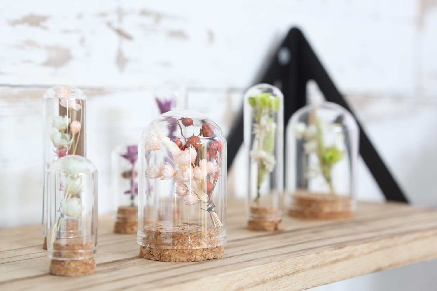 NaDeco Dekovase Glasdom Mini mit Korksockel günstig online kaufen