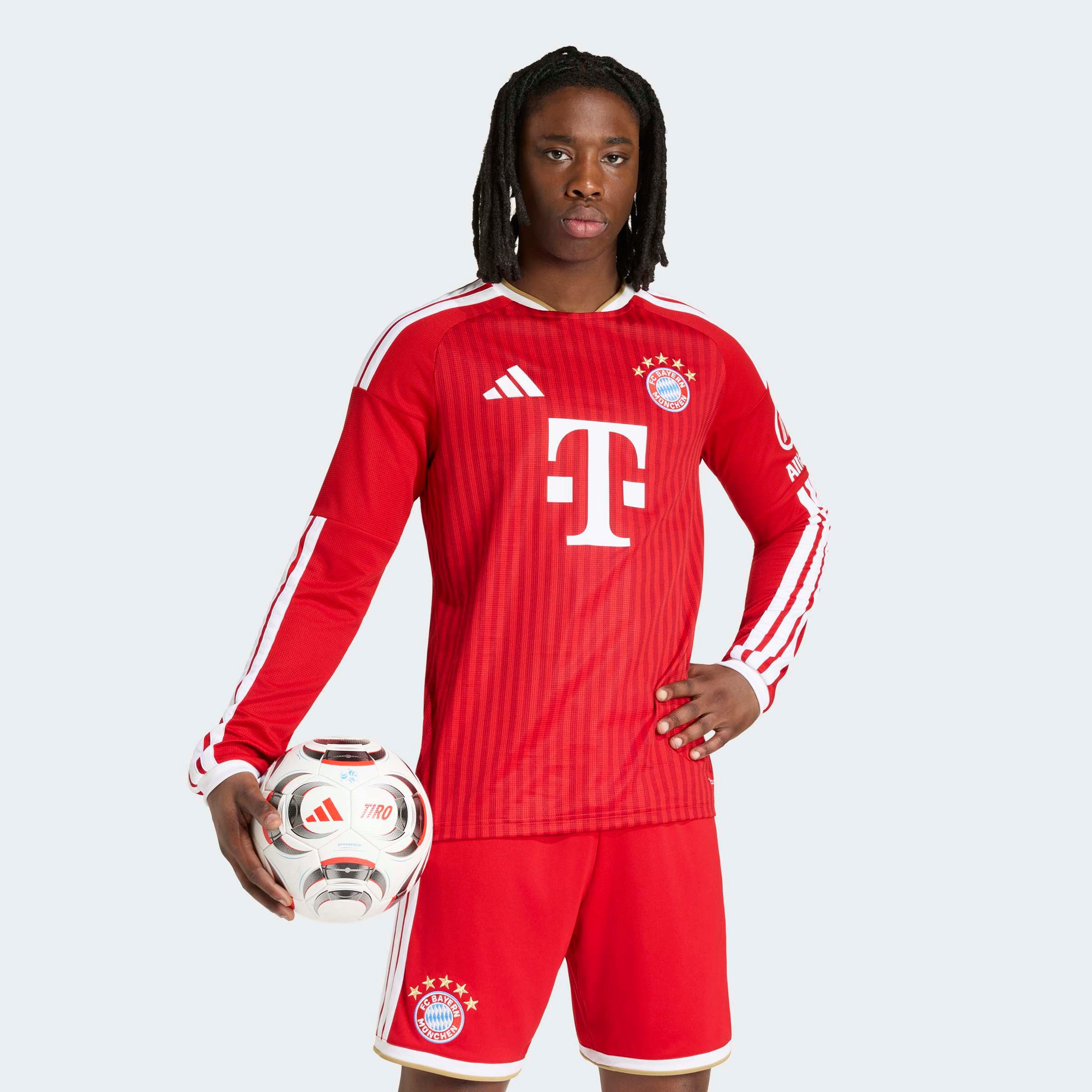adidas Performance Fußballtrikot FCB H JSY L mit Rundhalsausschnitt, schmal geschnittene Passform
