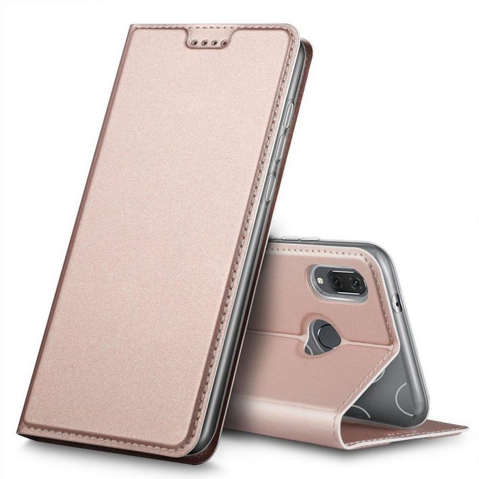 CoolGadget Handyhülle Magnet Case Handy Tasche für Huawei P Smart 2019 6 2 Zoll Hülle Klapphülle Ultra Slim Flip Cover für P Smart (2019) Schutzhülle