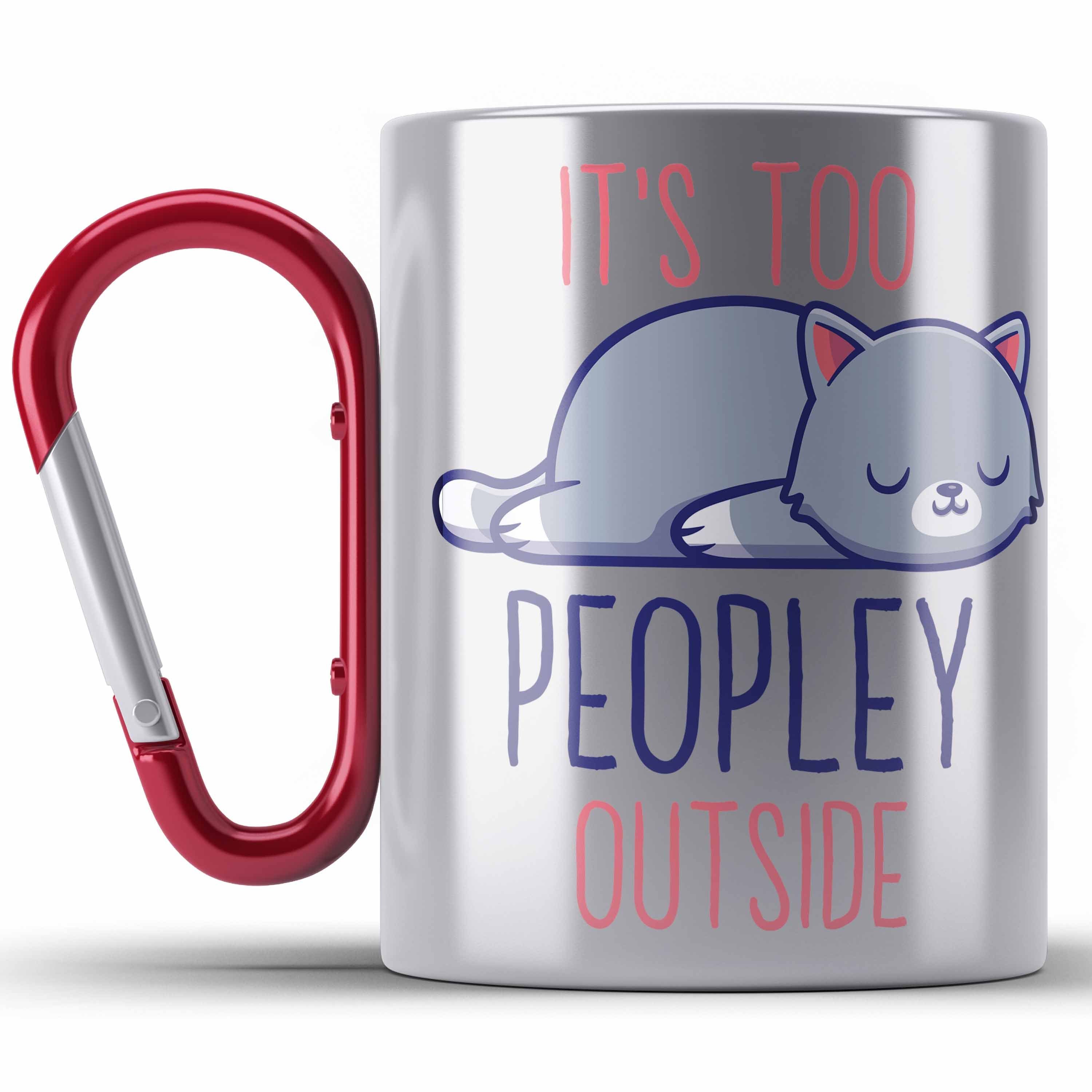 Sprüche mit Katzenbesitzer Trendation Tasse Spruch Ede Rot Thermotasse Lustige Edelstahl Geschenk