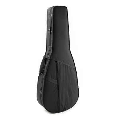 FAME Gitarrentasche (Softcase für Konzertgitarren, Leicht, Wetterfest, mit Polsterung, Rucksackgarnitur, Zubehörfach, 1.7kg), Softcase, Konzertgitarre, Leicht, Wetterfest