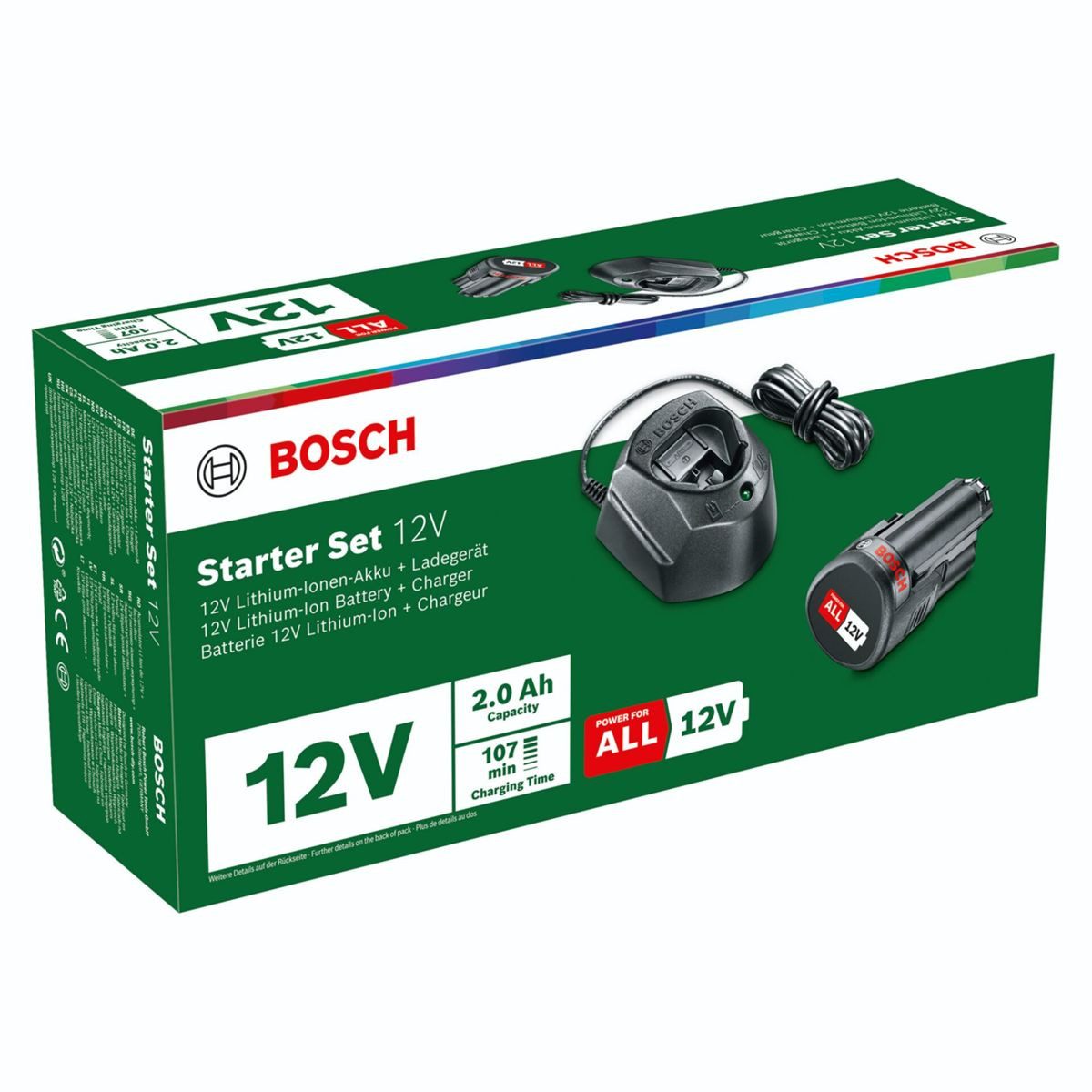 BOSCH Starter-Set 12 V 1.5Ah+GAL1210CV Akku