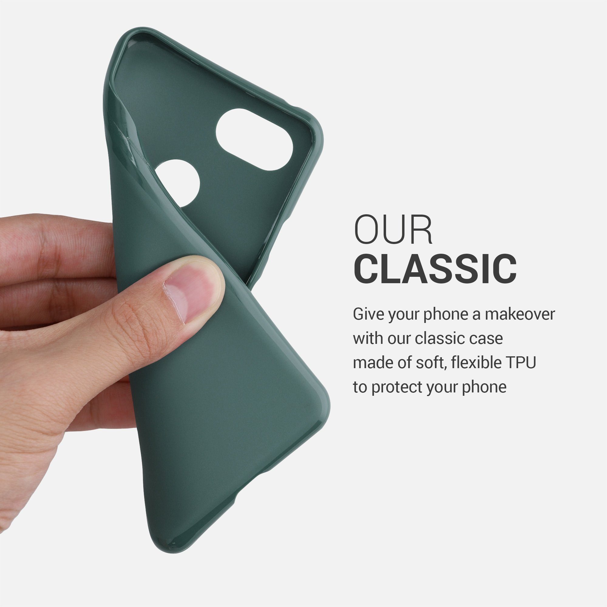 kwmobile Handyhülle Hülle für Google Pixel 3, Hülle Silikon - Soft Handyhülle - Handy Case Cover