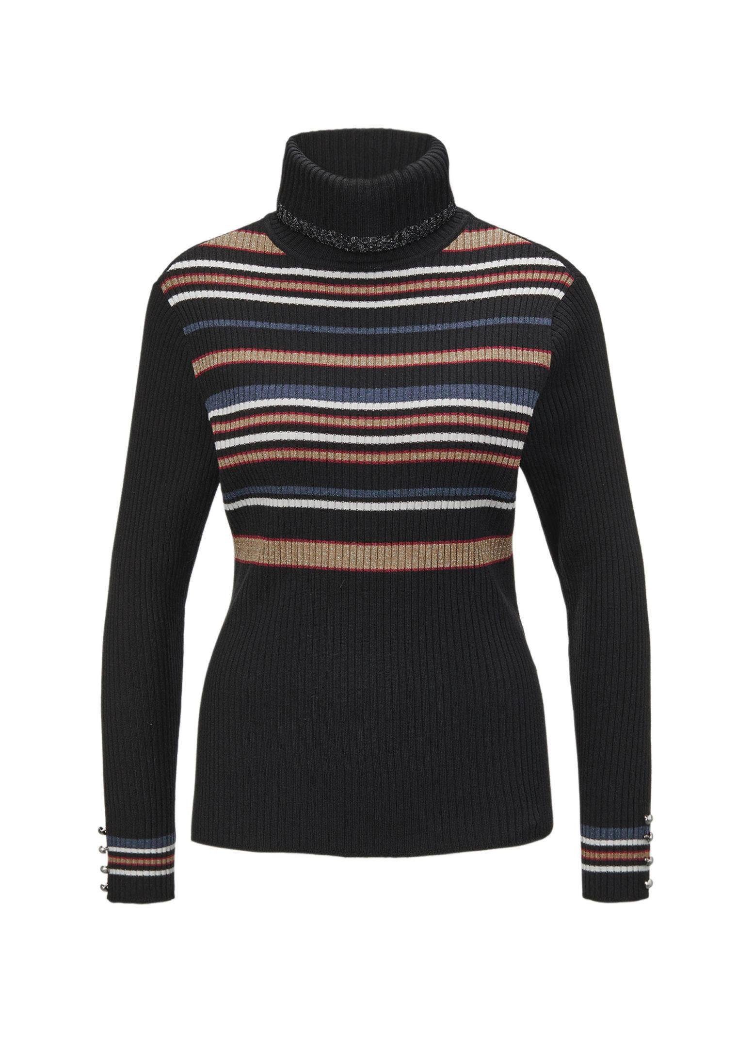 GOLDNER Rollkragenpullover Figurschmeichelnder Rollkragenpullover mit Glanz günstig online kaufen