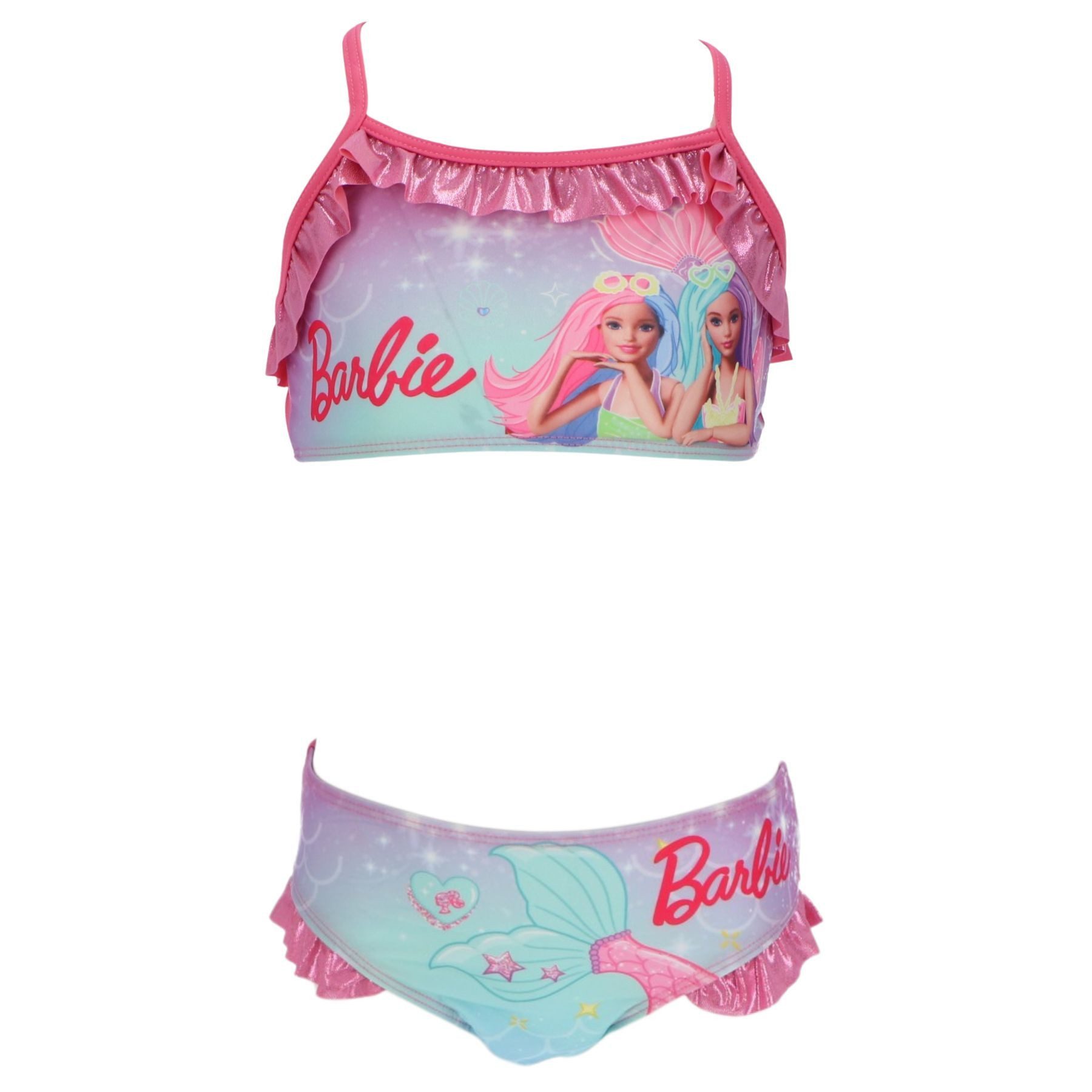 Textiel Trade B.V. Balconette-Bikini Barbie Kinder Bikini Set Zweiteiliger Badeanzug Mädchen Sommer Strand