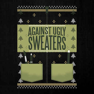 Quattro Formatee Kurzarmshirt Against Ugly Sweaters Anti-Weihnachten Ugly Christ (1-tlg)