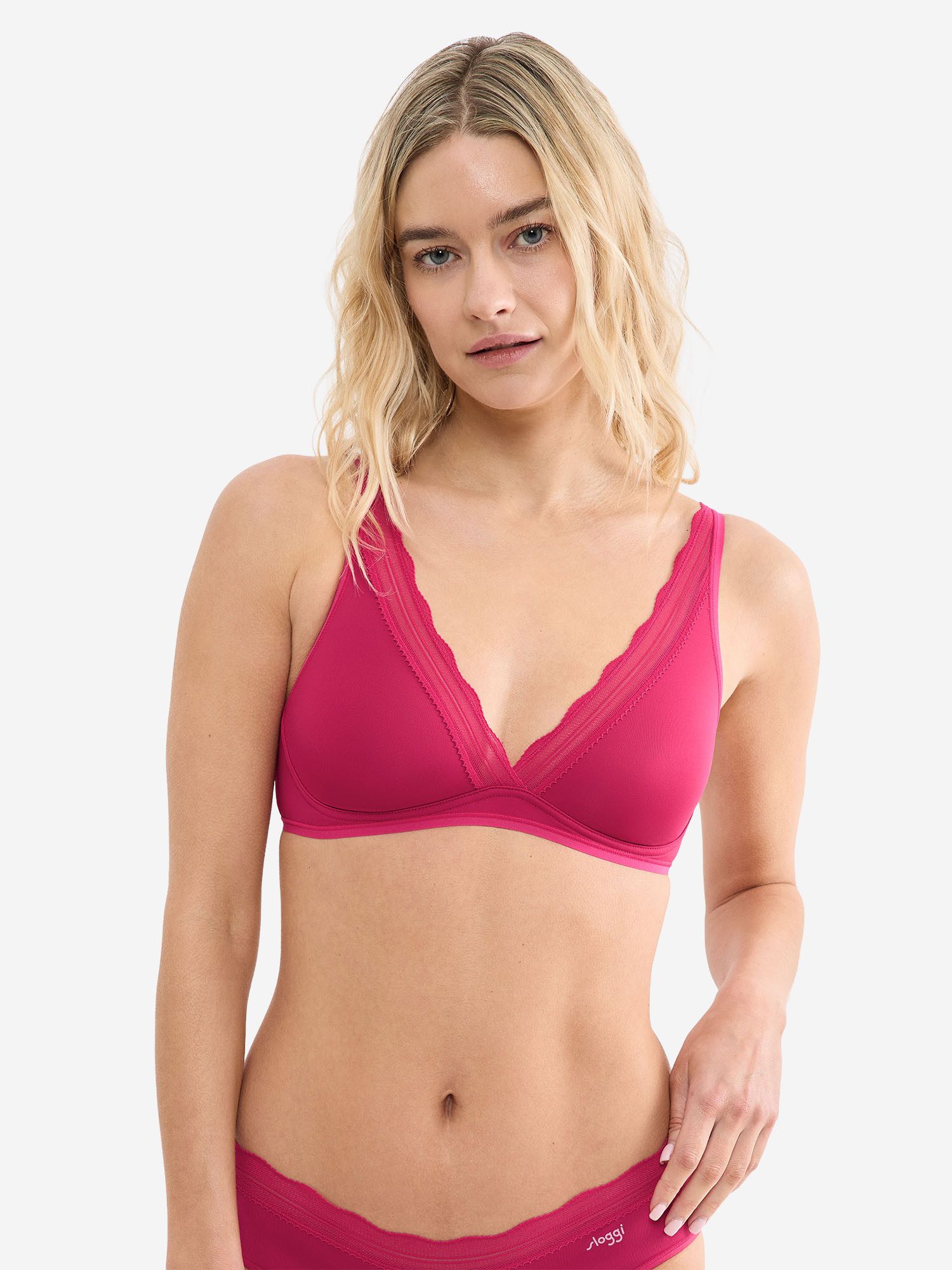 sloggi Soft-BH Blue GO Blush Softcup BH, BH ohne Bügel, Comfort BH