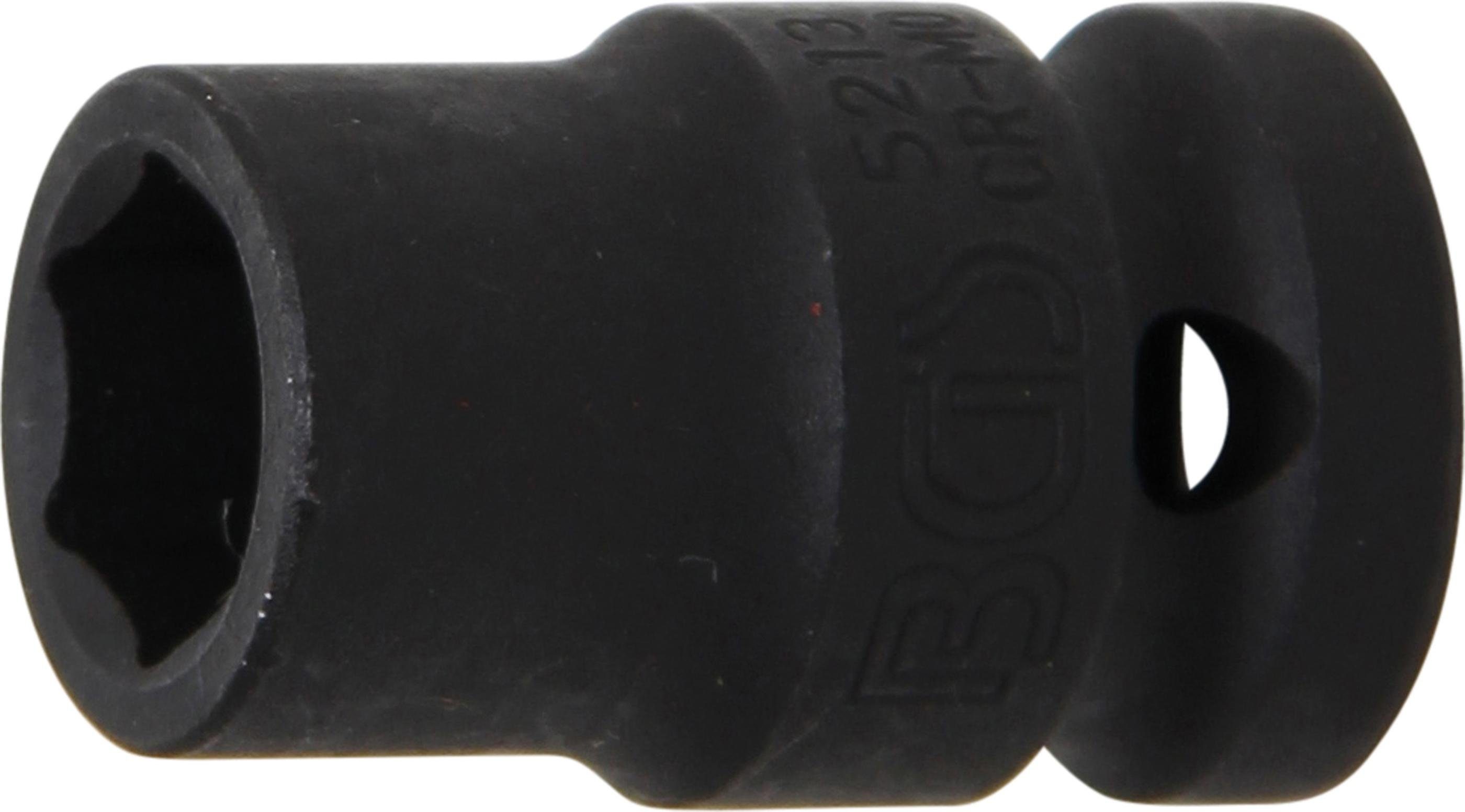 BGS technic Steckschlüssel Kraft-Steckschlüssel-Einsatz Sechskant, Antrieb Innenvierkant 12,5 mm (1/2), SW 13 mm | Steckschlüssel