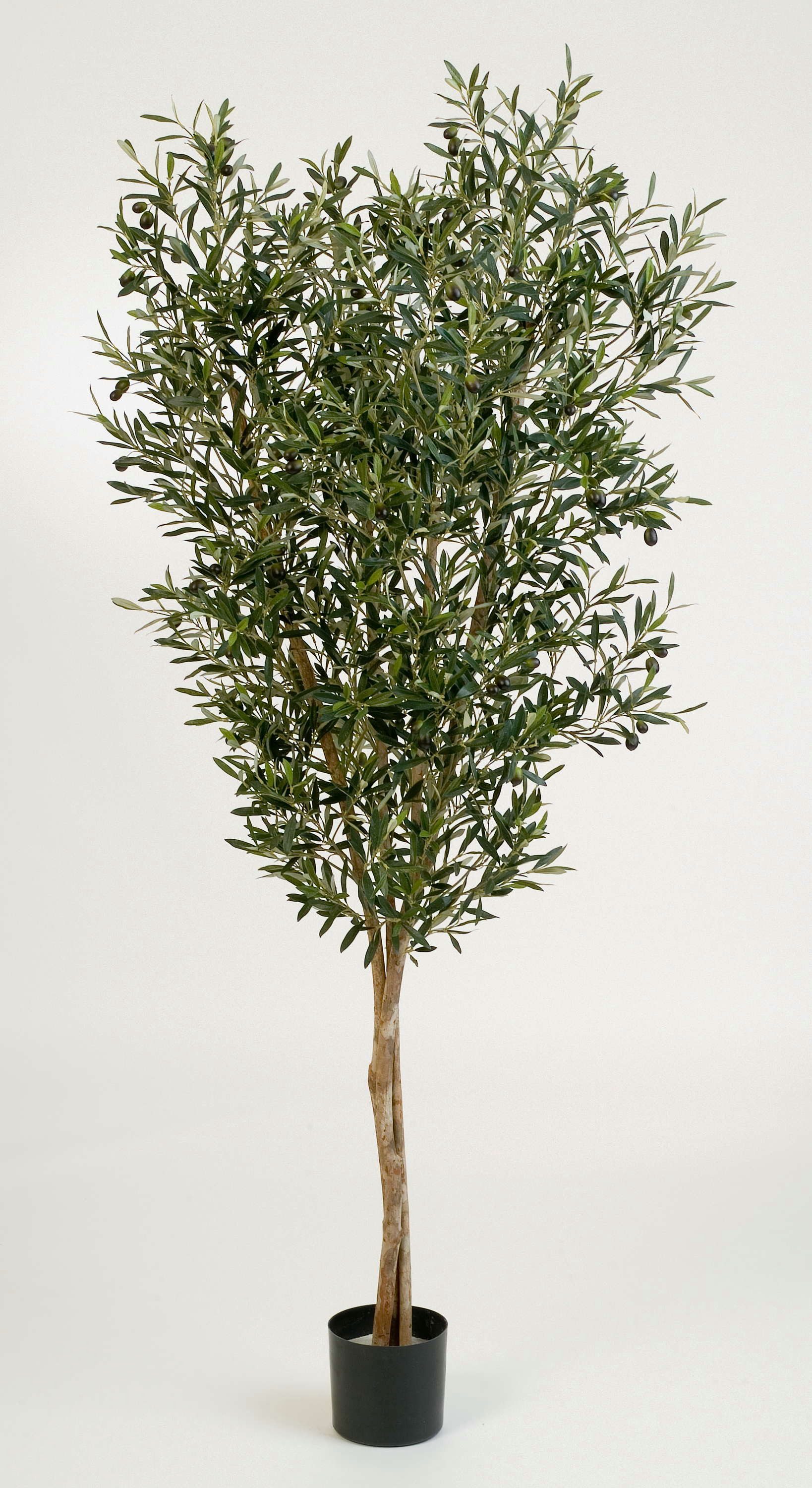 Kunstbaum Deko Olivenbaum, 1976 Blätter, 120cm - künstlicher Baum Olivenbaum, artplants, Höhe 120.0 cm