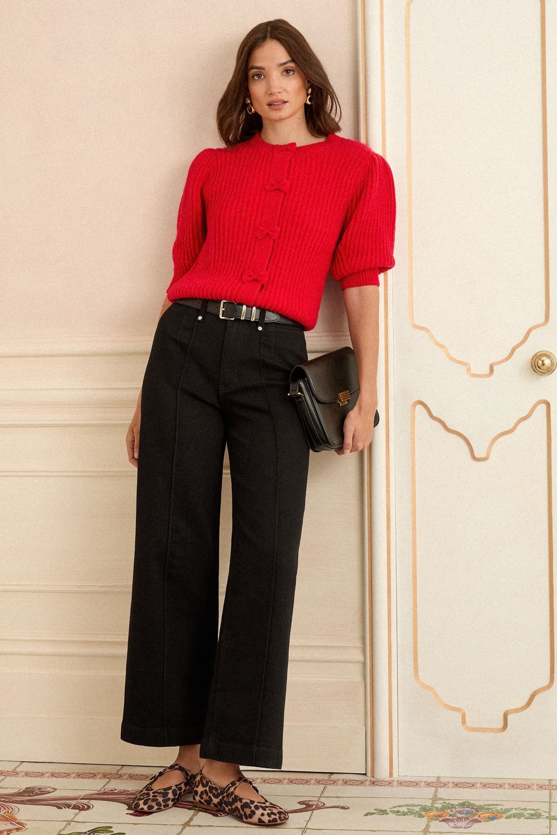 Love & Roses Weite Jeans Love & Roses Jeans mit weitem Bein, Regular (1-tlg)