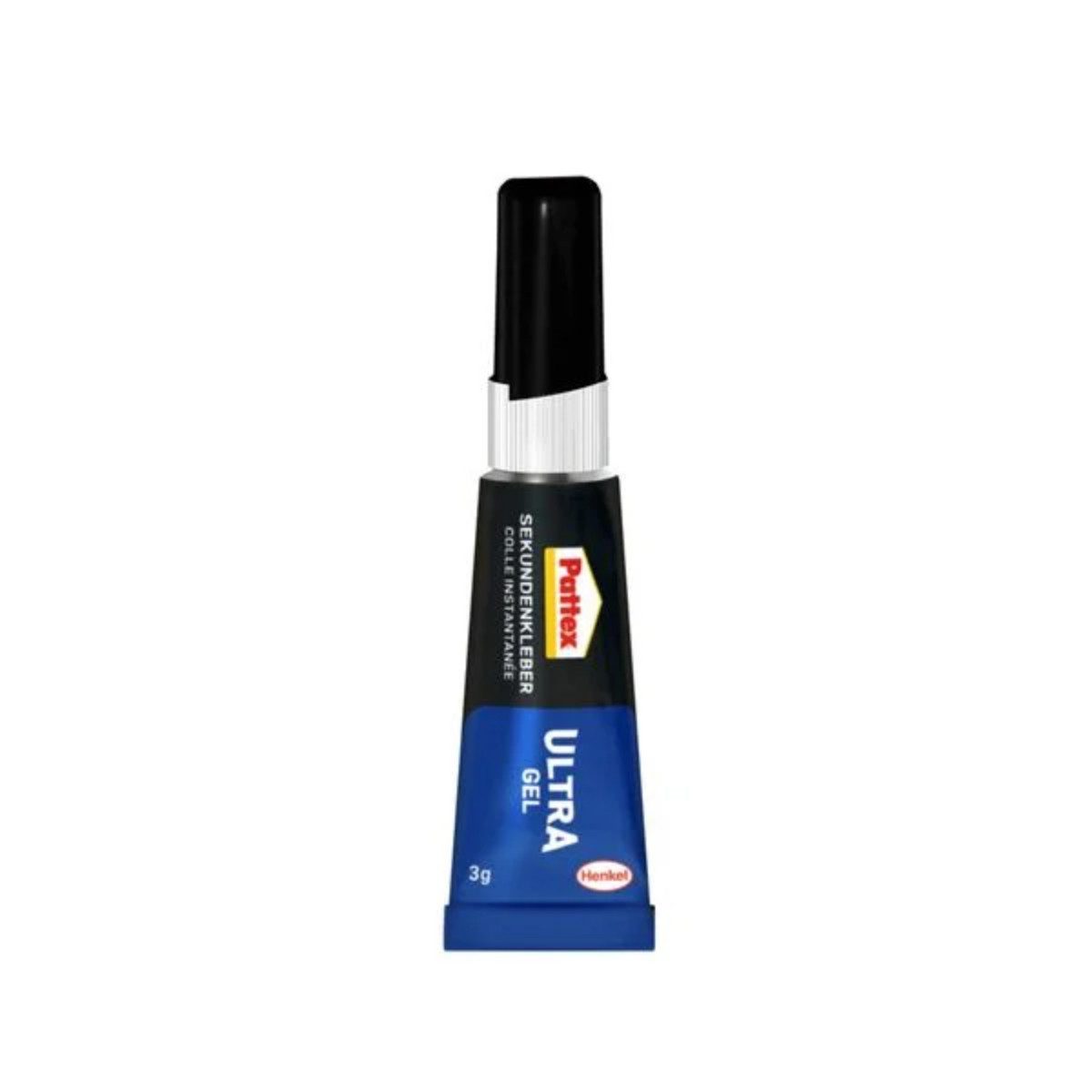Pattex Sekundenkleber Ultra Gel 2x 3 g Kleber Set wasserresistent, (2-tlg)