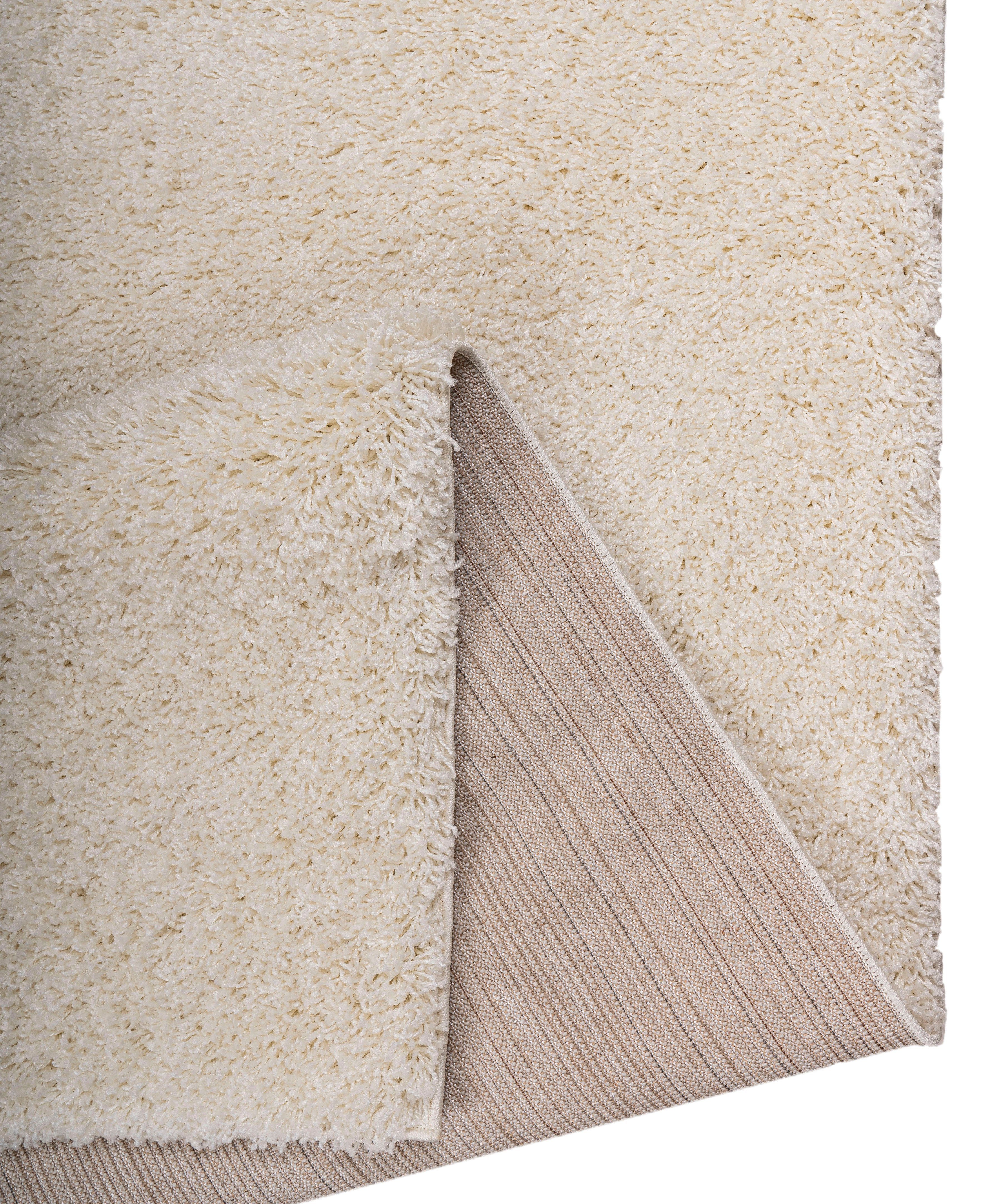 Bruno Banani Hochflor-Teppich Shaggy Soft, rechteckig, Höhe: 30 mm, gewebt, Uni Farben, besonders weich und kuschelig, Kundenliebling – Bild 5 von 5