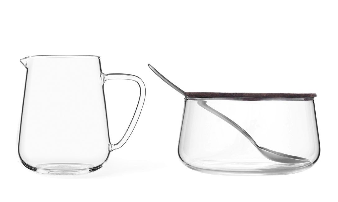Viva Milch- und Zuckerset Classic (3-tlg), Glas