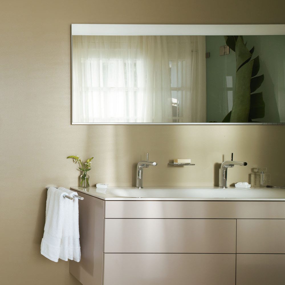 Keuco Seifenablage Edition 400 mit Kristallglasschale, Breite: 8.80 cm, Wandhalterung aus Metall, verchromt, ade in Germany, Wandmontage