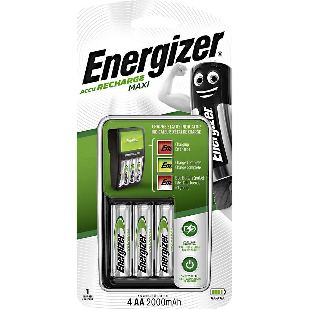 Energizer Rundzellen-Ladegerät Rundzellen-Lader (Timer-Abschaltung)