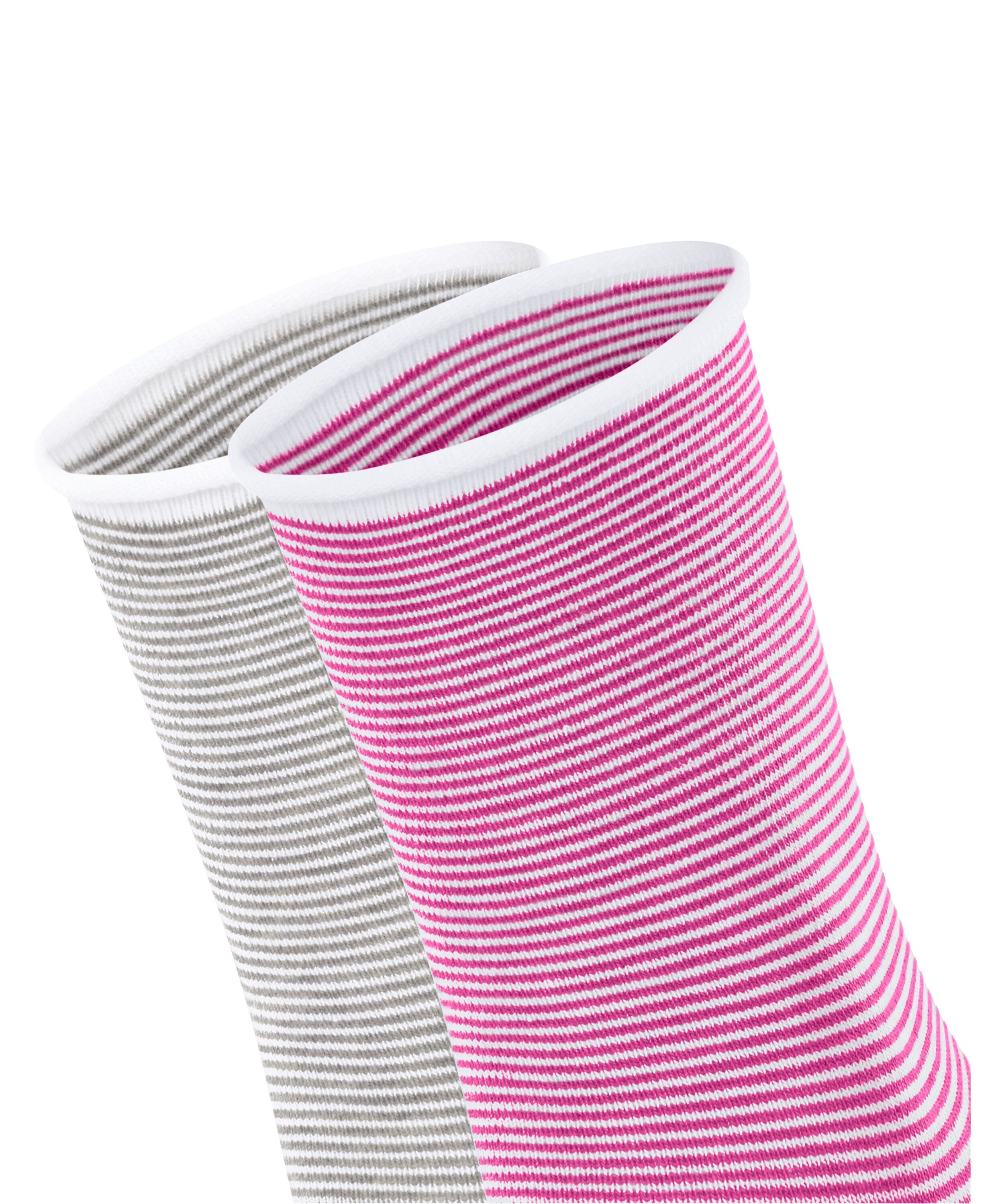 Esprit Socken Allover Stripe (0100) 2-Pack (2-Paar) sortiment