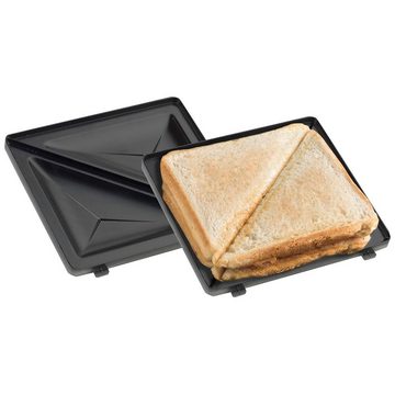 bestron Sandwichmaker, 3 in 1 Sandwich Snack Maker Waffel Eisen Kontakt Grill elektrisch