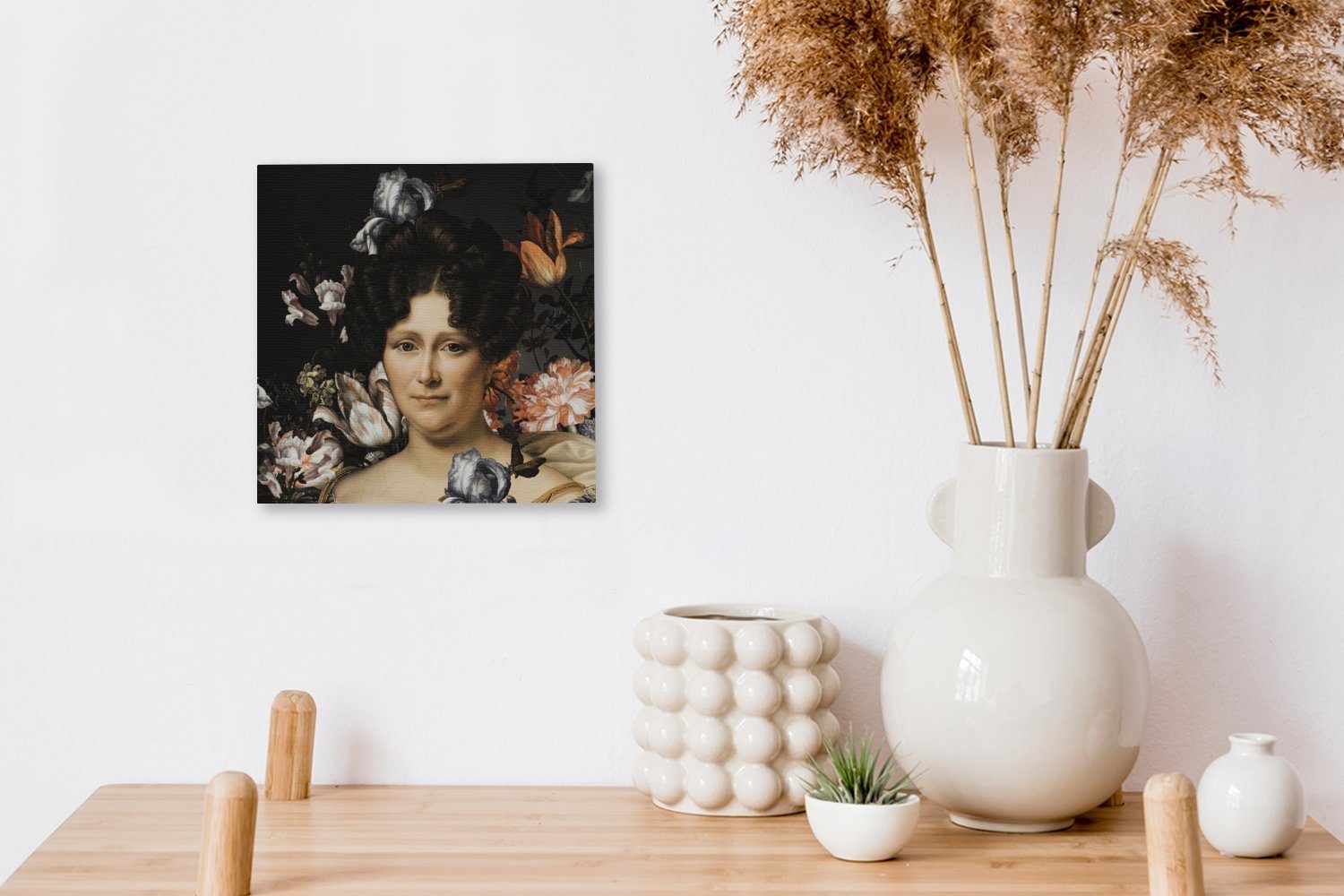 OneMillionCanvasses® Gemälde Kunst - Leinwand Meister, Wohnzimmer St), - Blumen Bilder Schlafzimmer (1 Alte für
