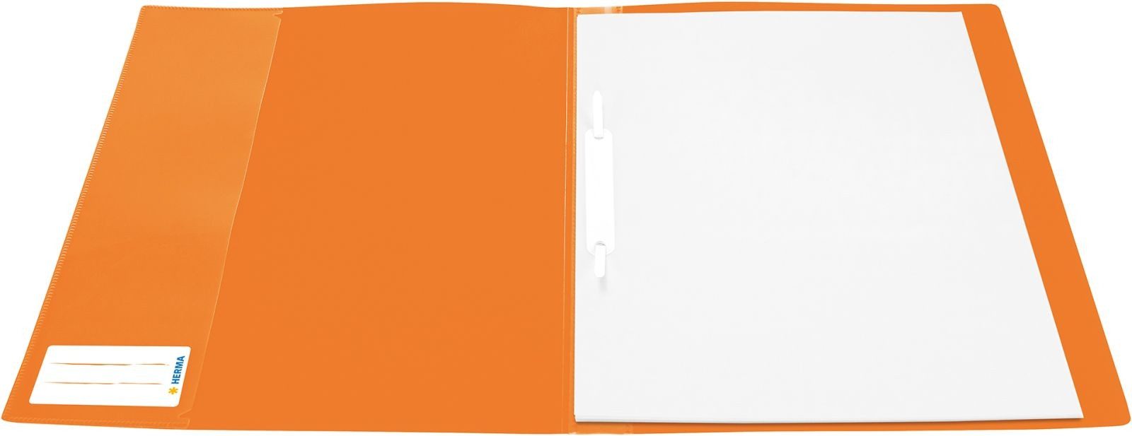 HERMA Hefter Schnellhefter A4 PP orange Packung mit 3 Stück