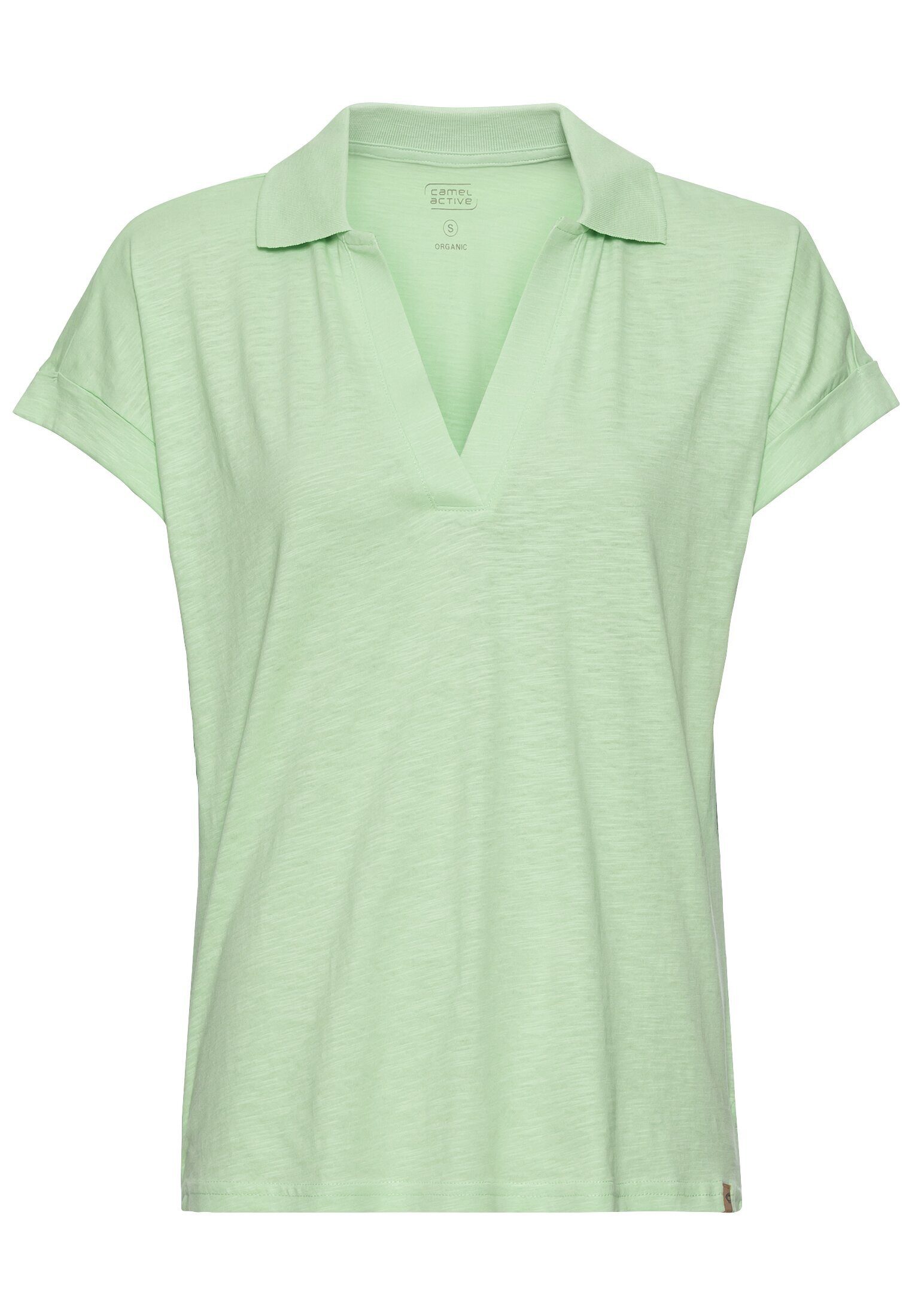 camel active T-Shirt T-Shirt mit Polokragen günstig online kaufen