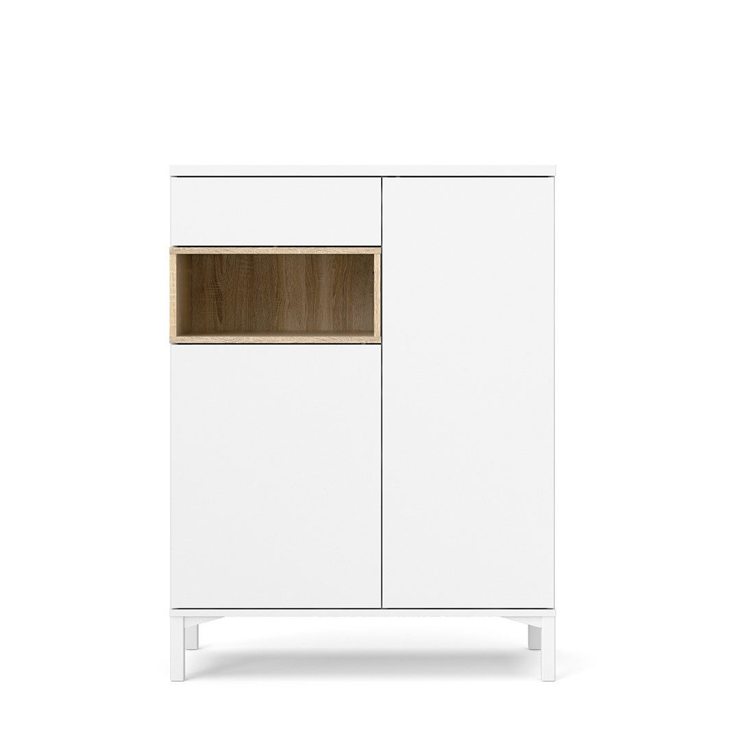 ebuy24 Sideboard Ringe Sideboard 2 Türen, 1 Schublade und 1 Fach, w günstig online kaufen