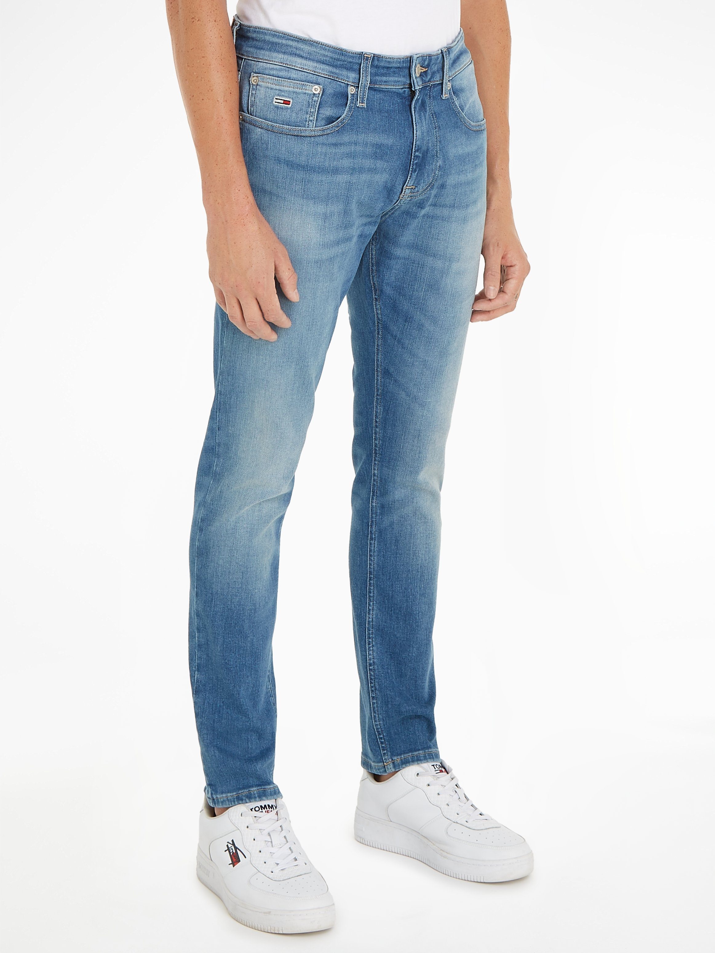 Tommy Jeans Slim-fit-Jeans AUSTIN SLIM im 5-Pocket-Style Blue Denim Medium