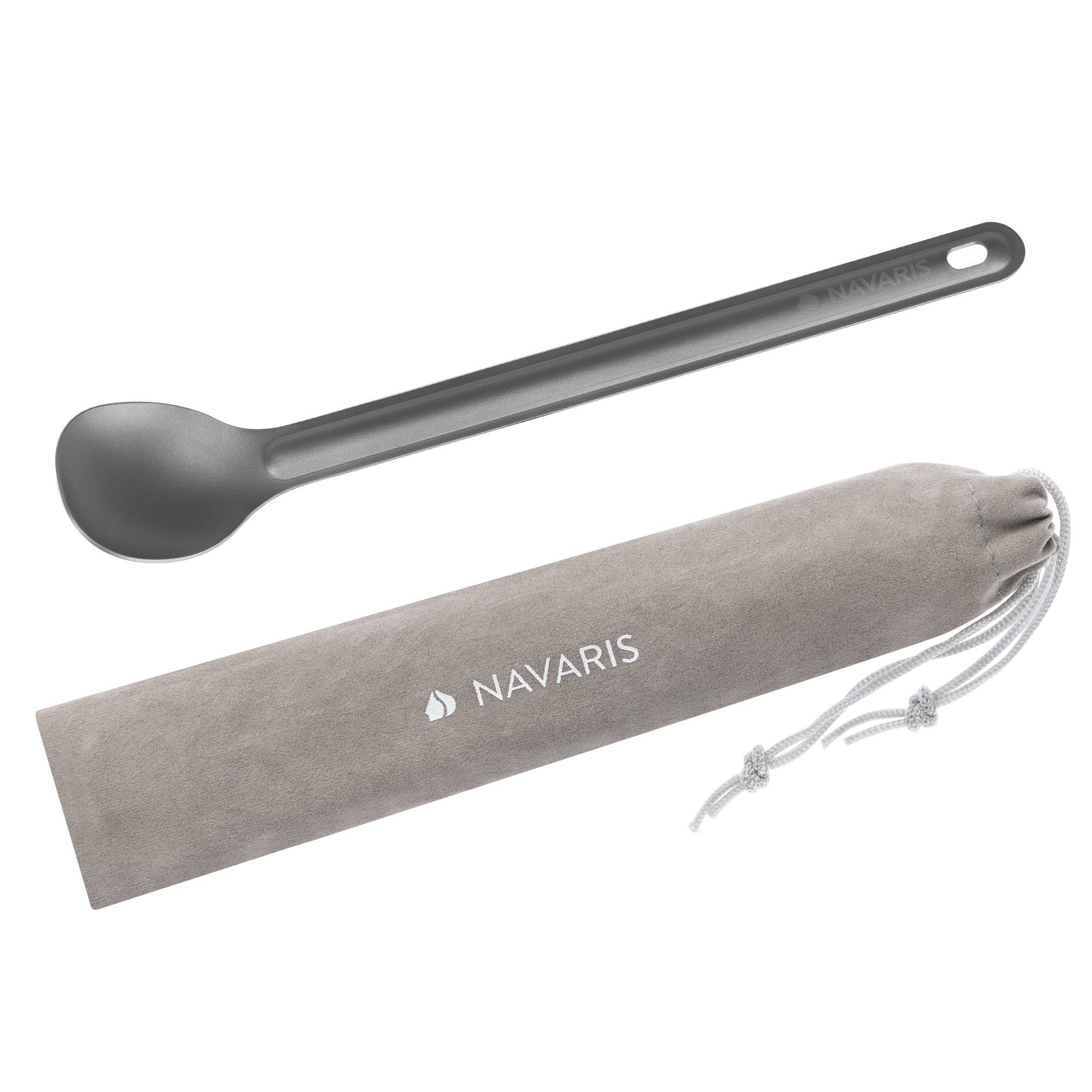 Besteck-Set Titan Camping Löffel - Spoon - rostfrei geschmacksneutral inkl. Tasche