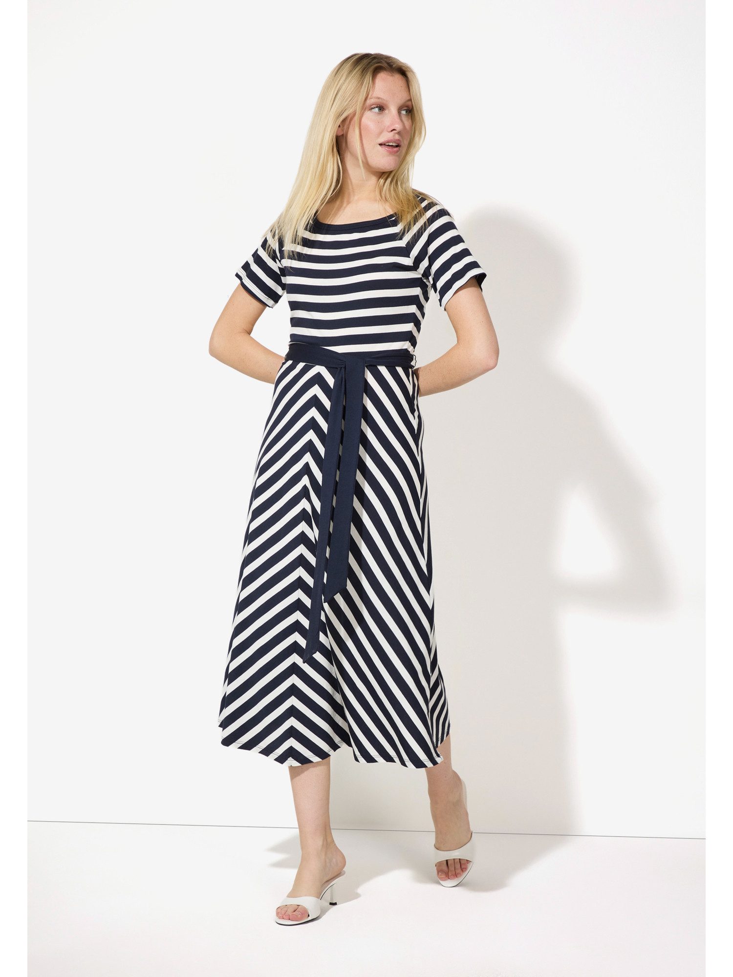 MORE&MORE Jerseykleid Jersey-Streifenkleid günstig online kaufen