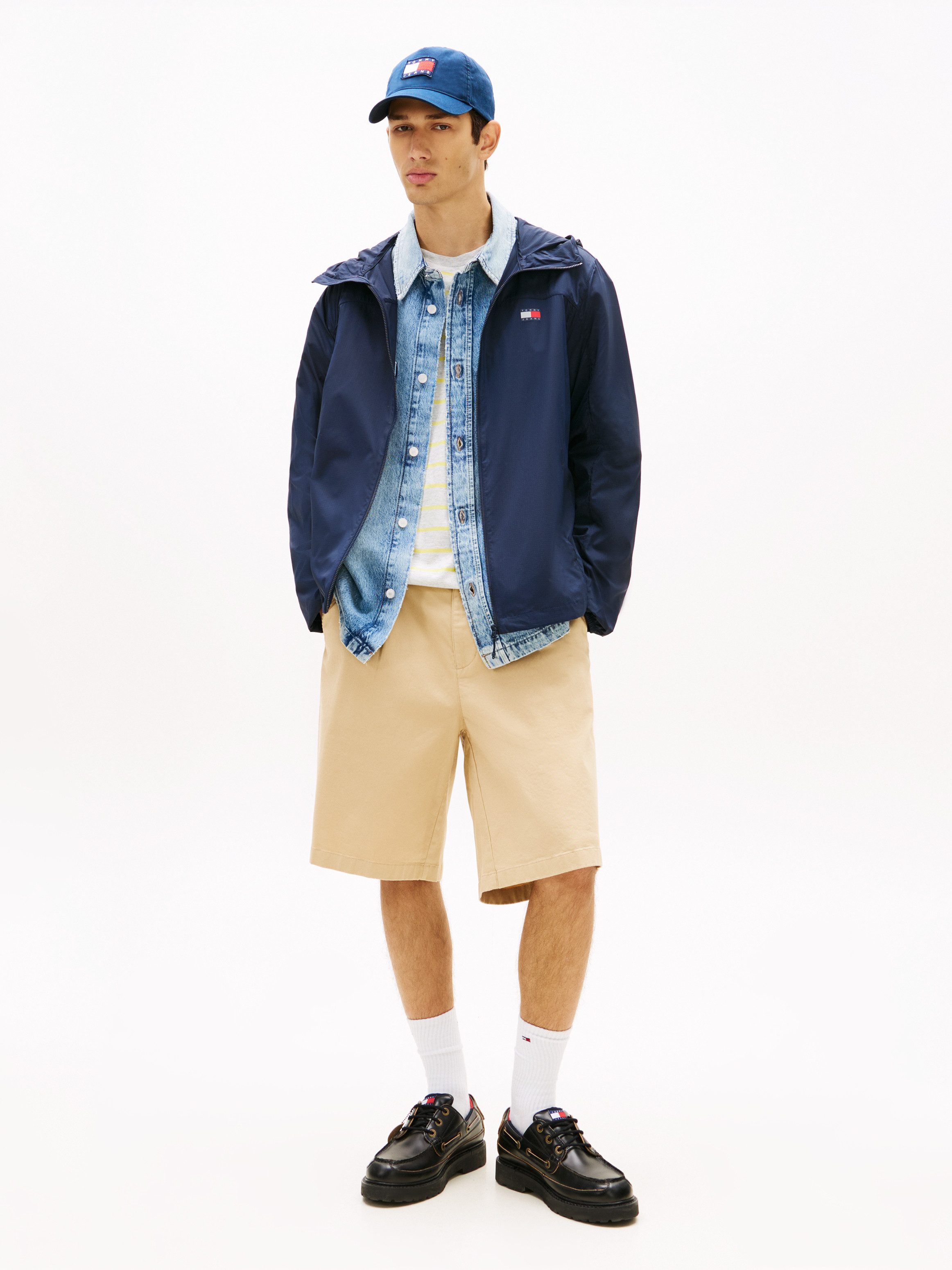 Tommy Jeans Outdoorjacke TJM OUTDOOR SHELL Windsheeter Windjacke Packable Fahrradjacke Regular fit mit Kapuze