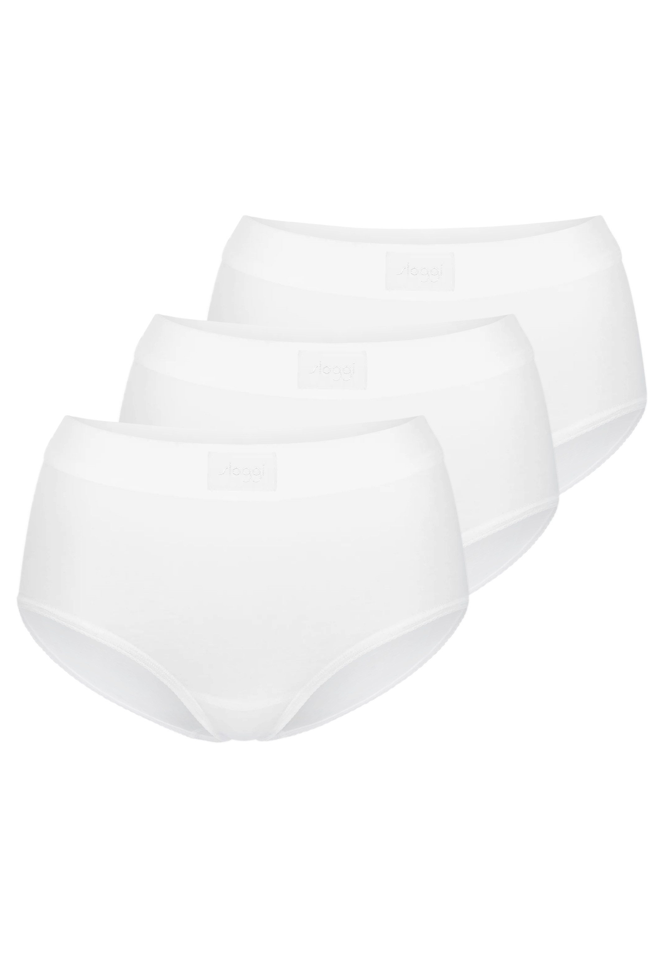 sloggi Maxislip 3er Pack Double Comfort T (Spar-Set, 3-St) Maxi Slip - Baumwolle - Atmungsaktiv