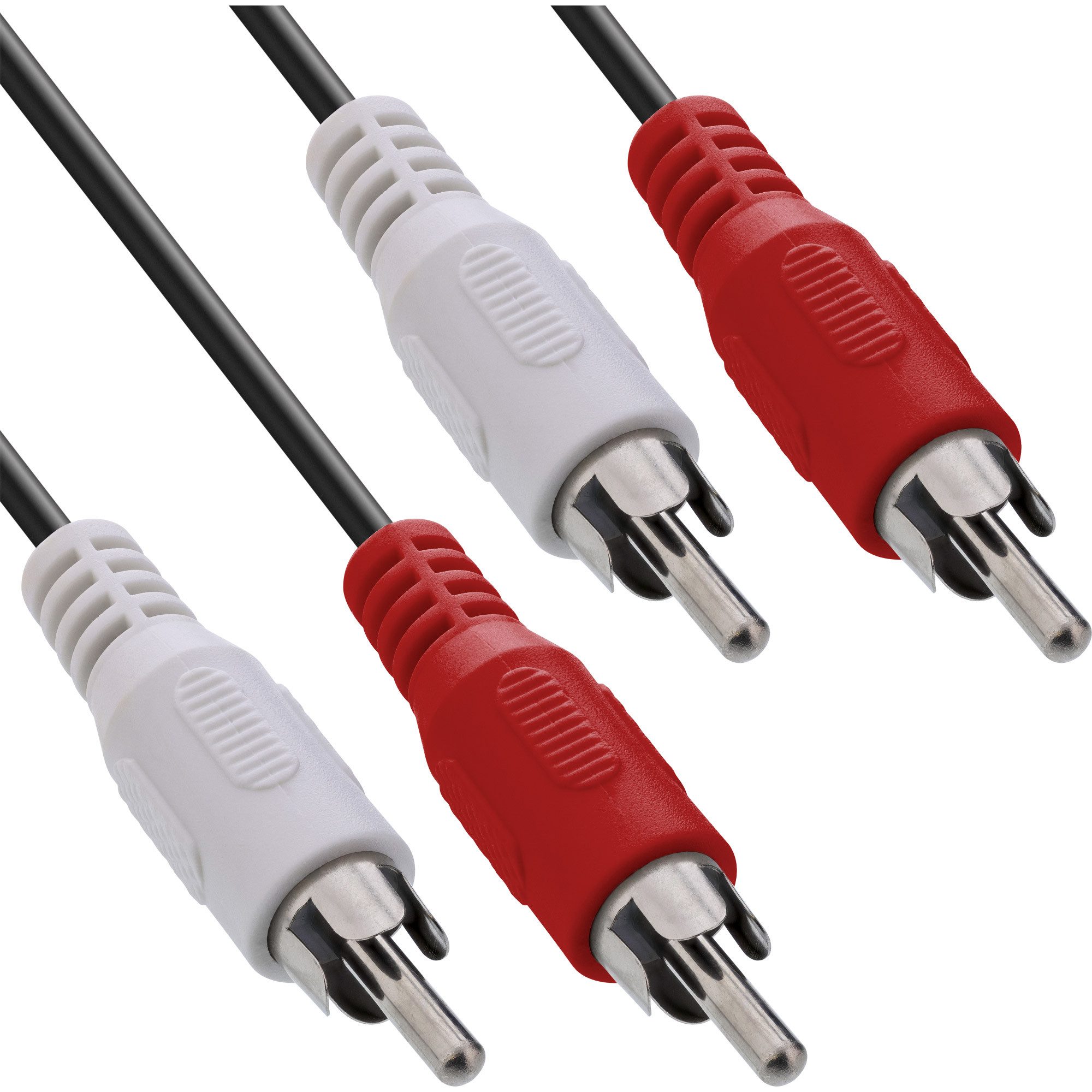 Inline InLine® Cinch Kabel, 2x Cinch, Stecker / Stecker, 1m Audio- & Video-Kabel