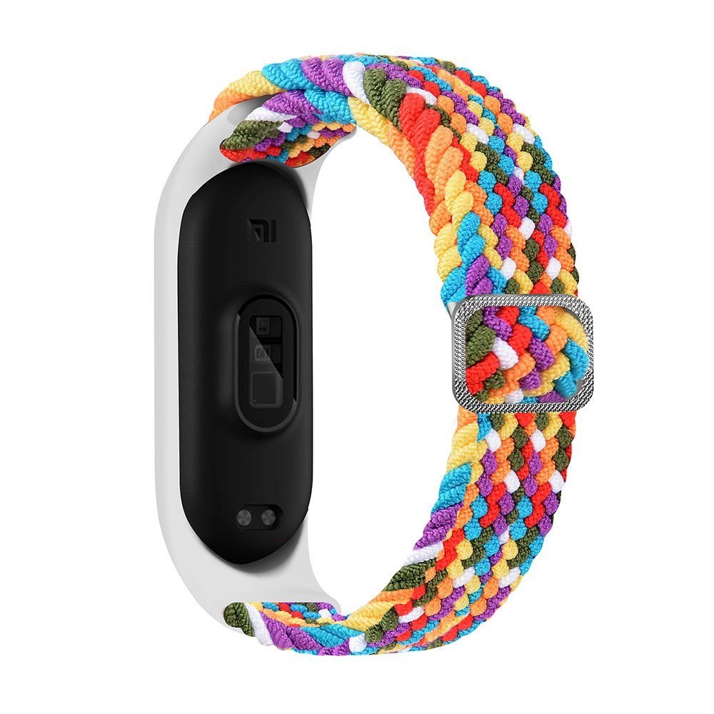 7/6/5/4/3 Einstellbare Woven Armband Smartwatch-Armband Mi Band Kompatibel Xiaomi Nylon FELIXLEO