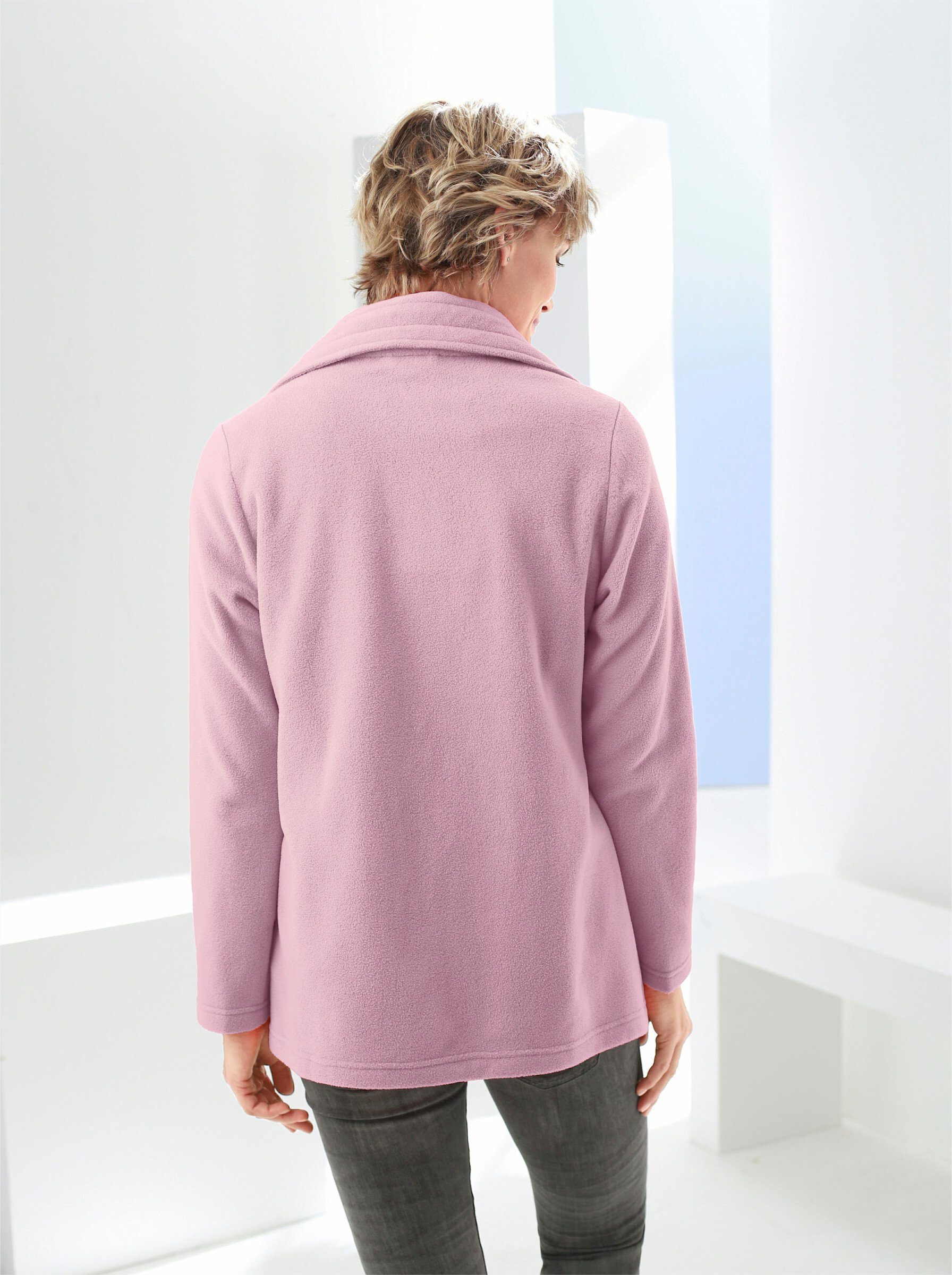 Sieh an! Fleecejacke Fleece-Jacke Langarm günstig online kaufen