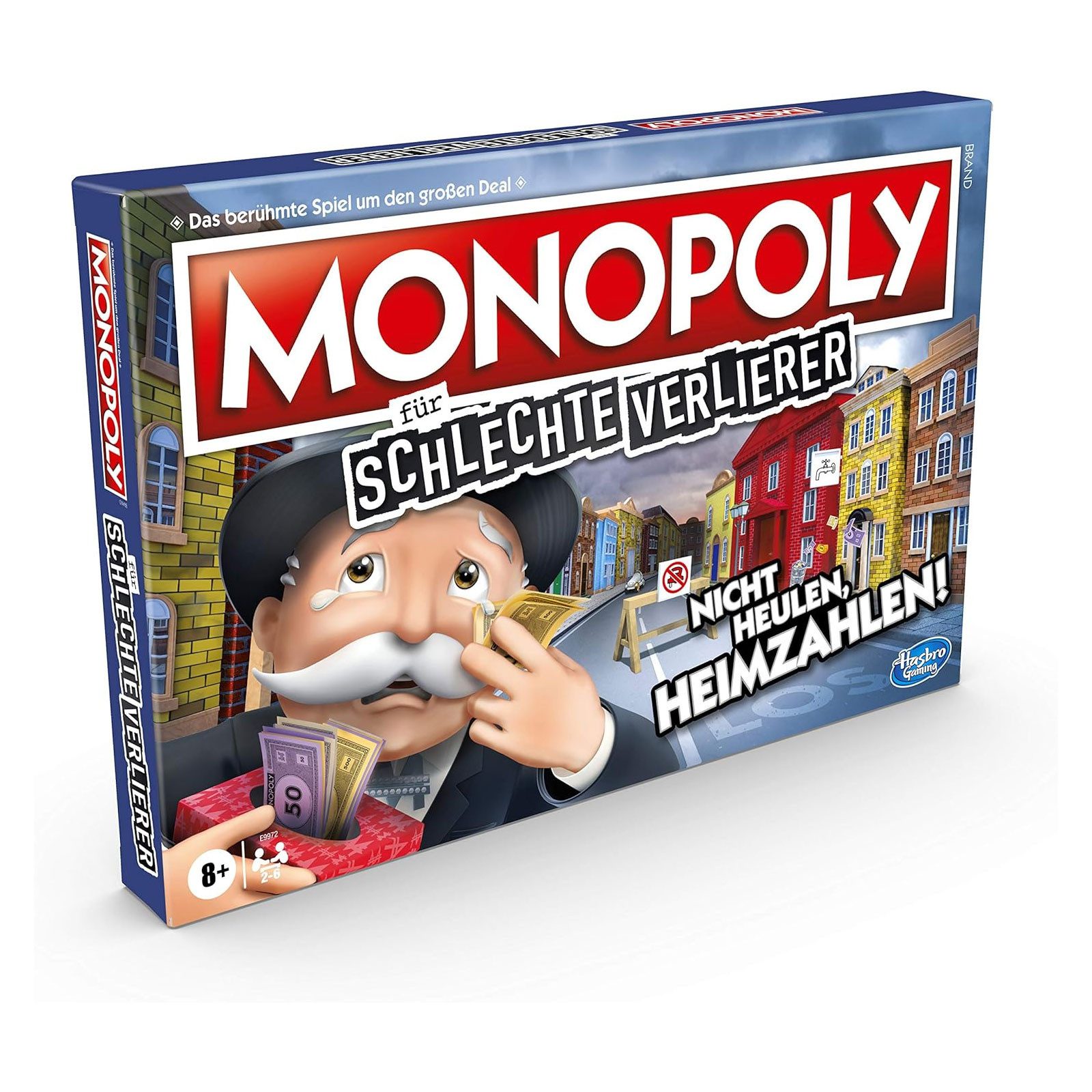Hasbro Monopoly für schlechte Verlierer Brettspiel Spielbausteine – Bild 2 von 5