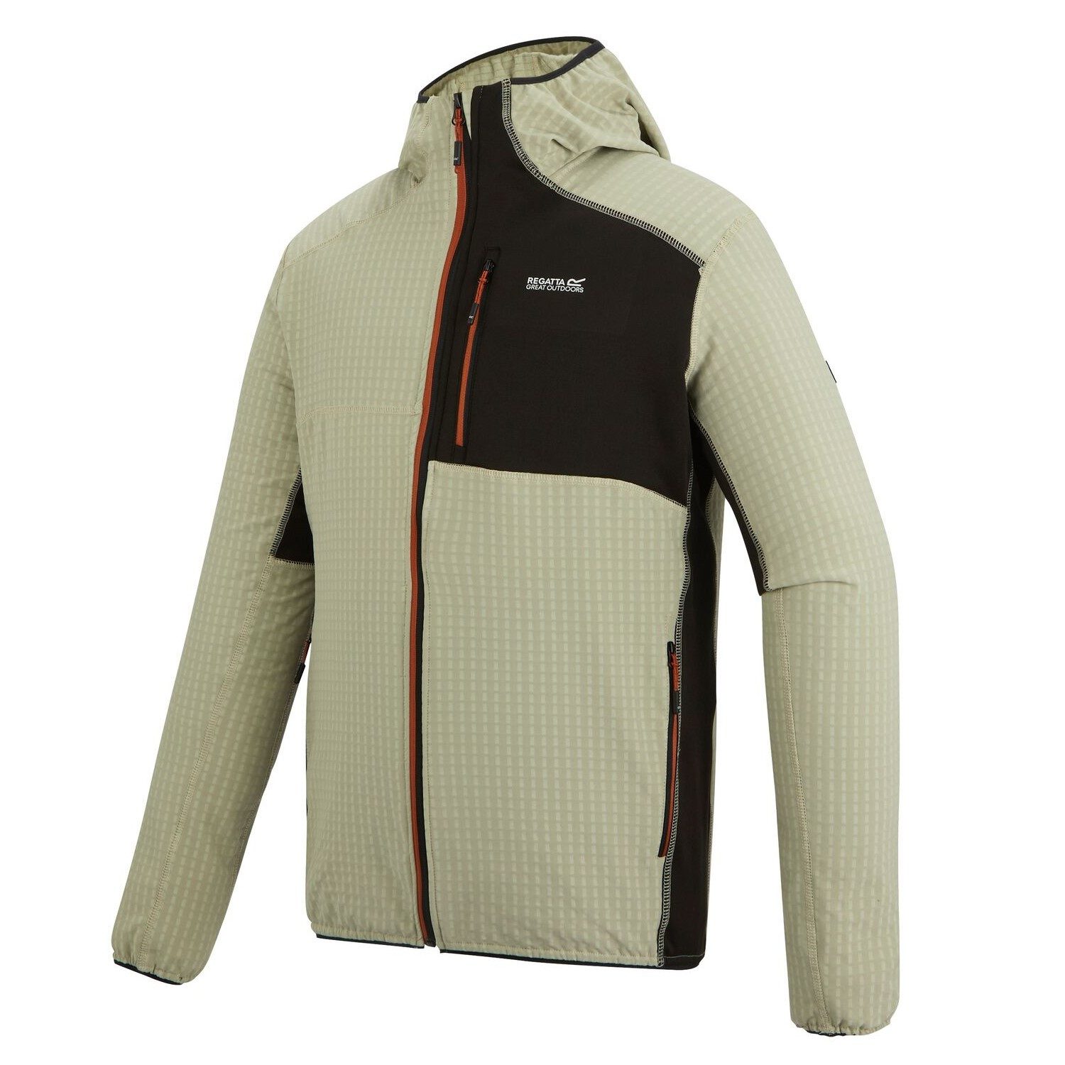 Strickfleecejacke Fleecejacke Alven mit Kapuze