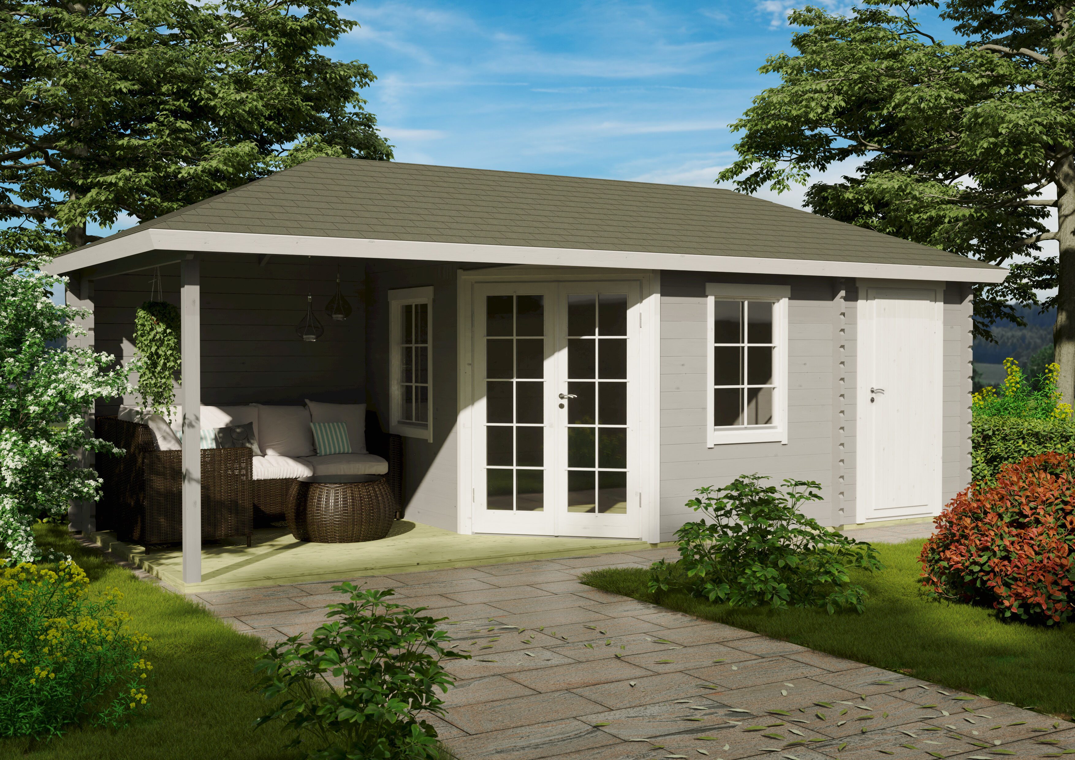 Fjordholz Gartenhaus Kiano 70 A