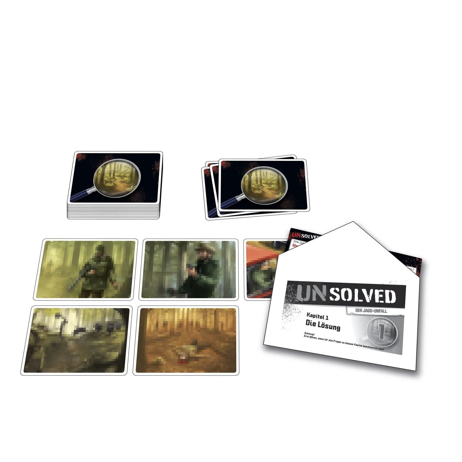 AMIGO Spiel Unsolved - Der Jagd-Unfall