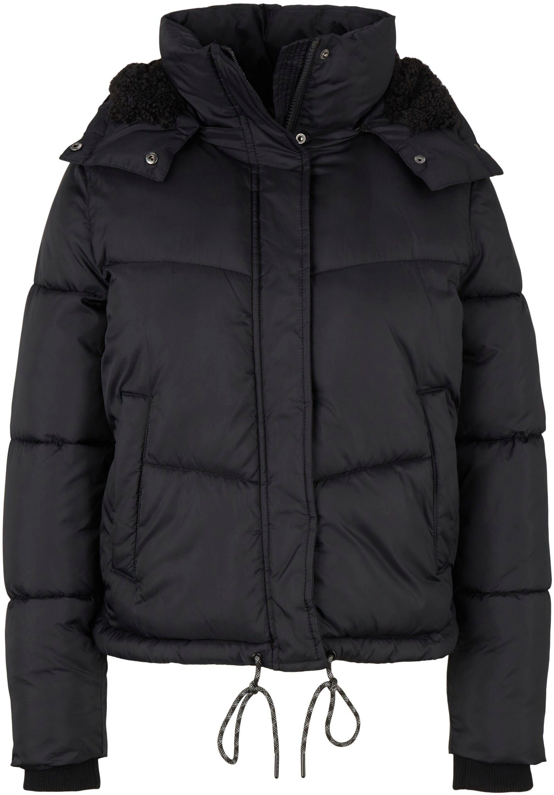 Steppjacke Denim deep-black TOM mit Kapuze TAILOR