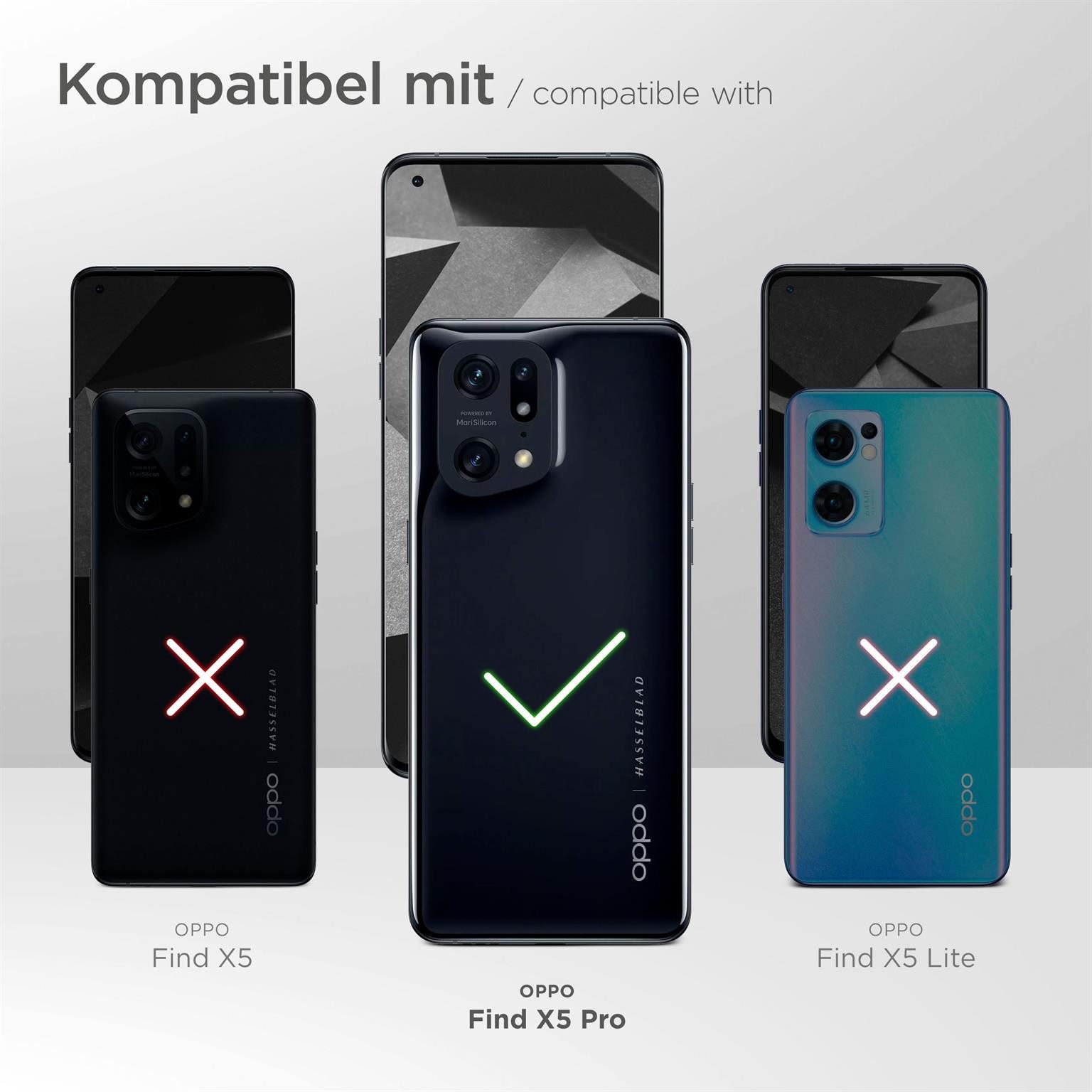 ONEFLOW Handyhülle für Oppo Find X5 Pro Hülle Silikon Soft Case Petrol Grün 6,7 Zoll, Silikonhülle Cover Dünn Handytasche TPU Schutzhülle mit Kameraschutz
