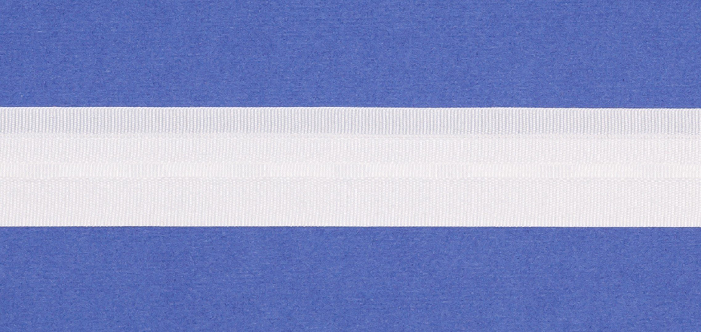 Raffrollo Falt - und Raffrollobänder mit Schlauch und Schlitzen / Breite: 26 mm / Farbe: weiß - L003, rewagi, Verkaufseinheit: 5 Meter