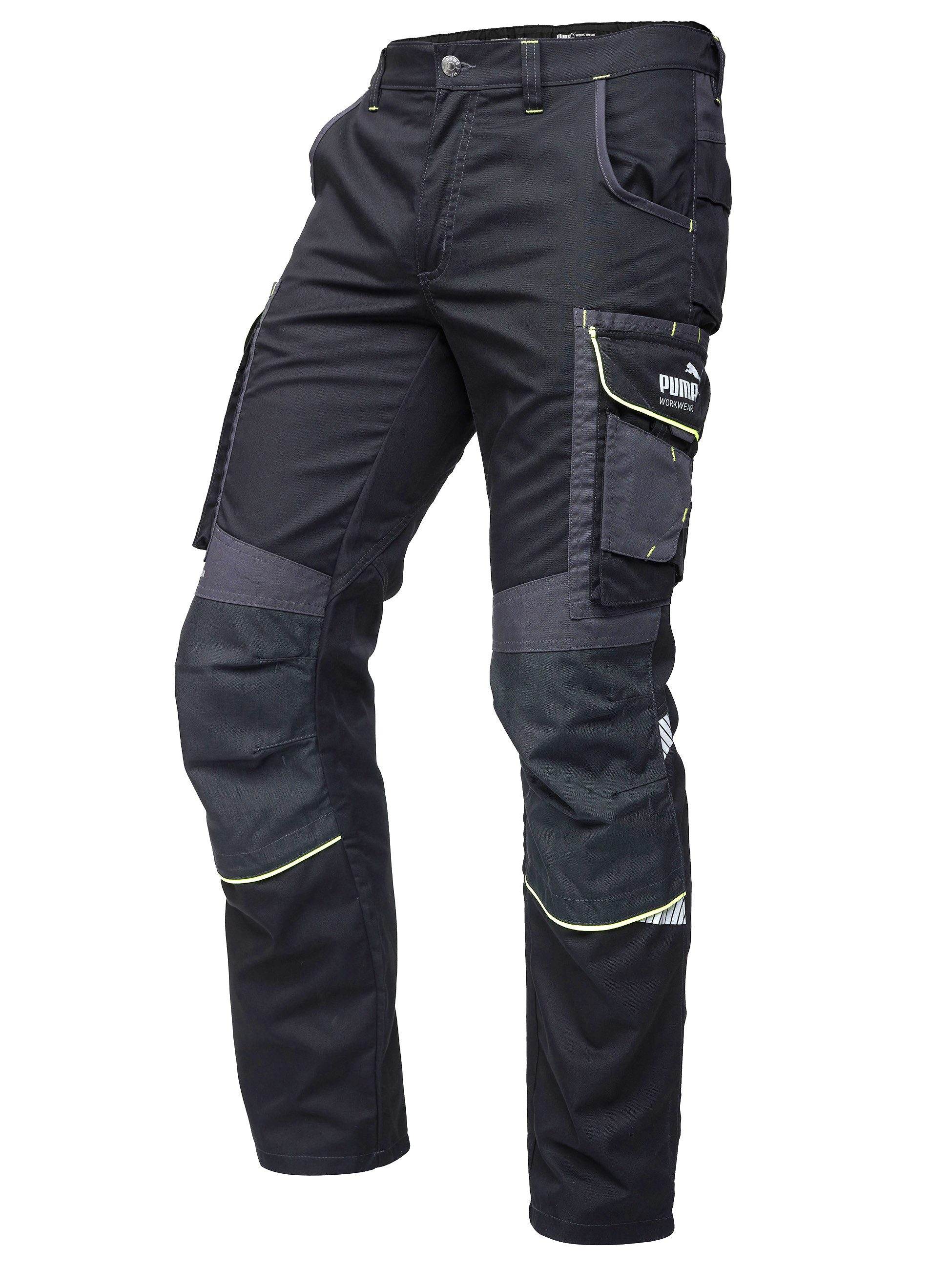 PUMA Workwear Arbeitsbundhose PRECISION X Arbeitshose für Herren - Verstärkte Kniepartien mit vielen Taschen - für Handwerk, Produktion und Baugewerbe