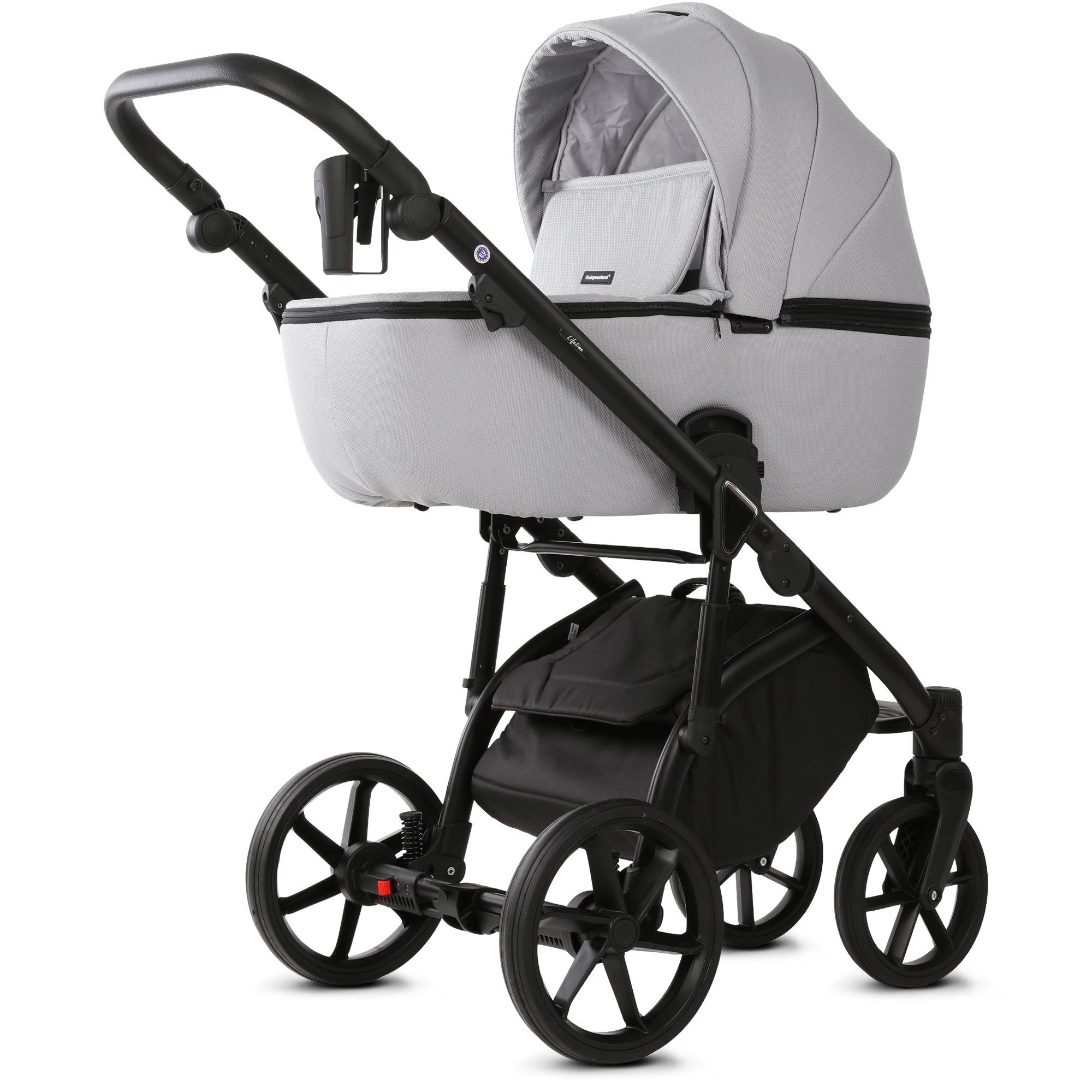 Knirpsenland Kombi-Kinderwagen Lifetime Sportsitz, Wickeltasche, viel Zubehör 2in1, Top Federung, (Spar Set), Kinderwagen mit Sportaufsatz, mit Schwenkrädern, Top Federung