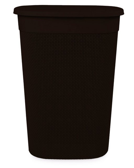 ONDIS24 Wäschebox “Wäschebox Wäschekorb Filo, gut belüftet”, neues italienisches Design, edle Verarbeitung aus Kunststoff 55 Liter