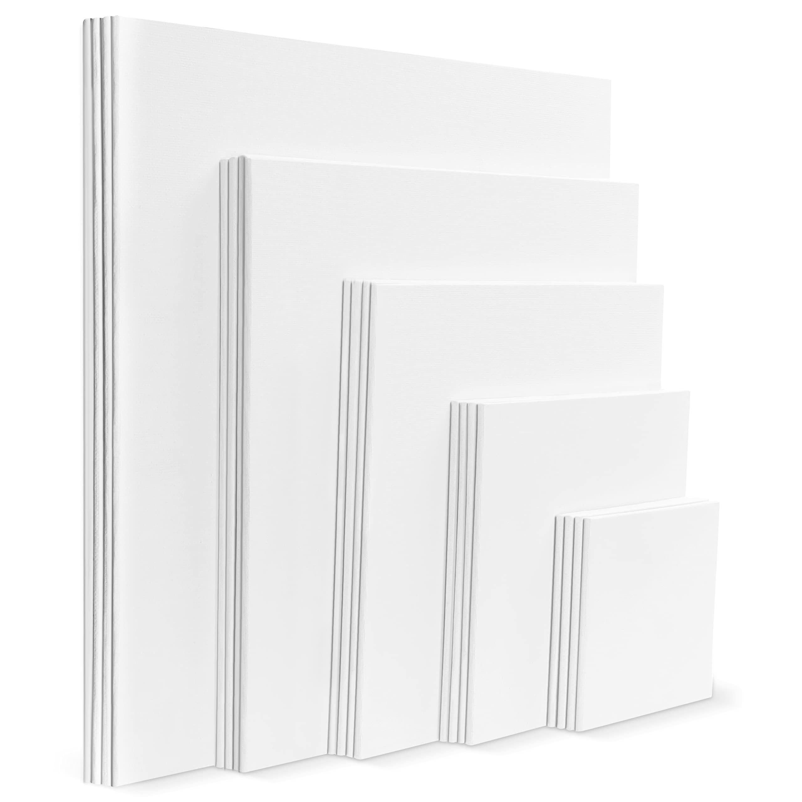 Belle Vous Leinwand Belle Vous 20 Leinwände zum Bemalen, 5 Größen, Vorgespannter Set