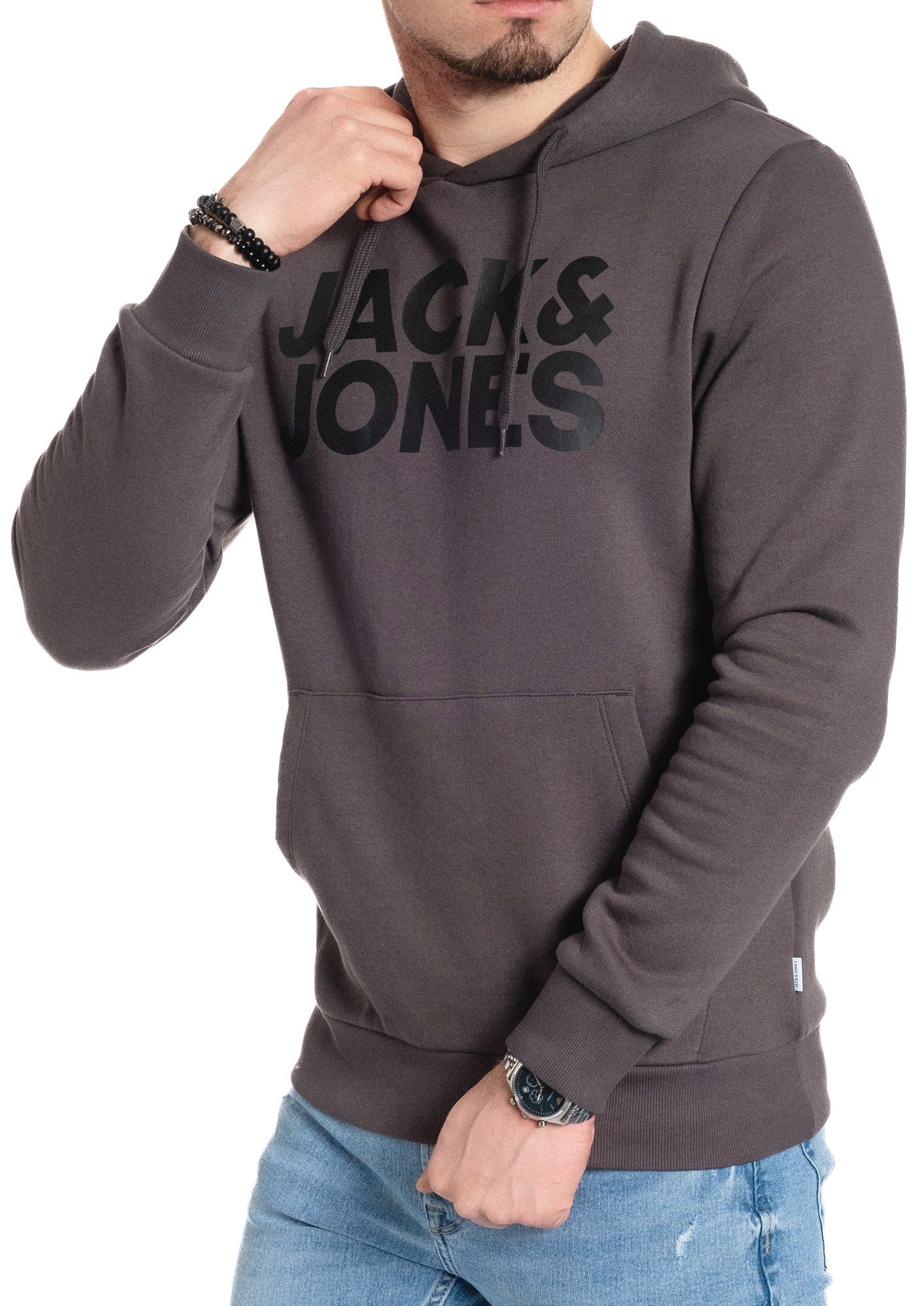 Jack & Jones Kapuzensweatshirt mit Kängurutasche – Bild 3 von 5