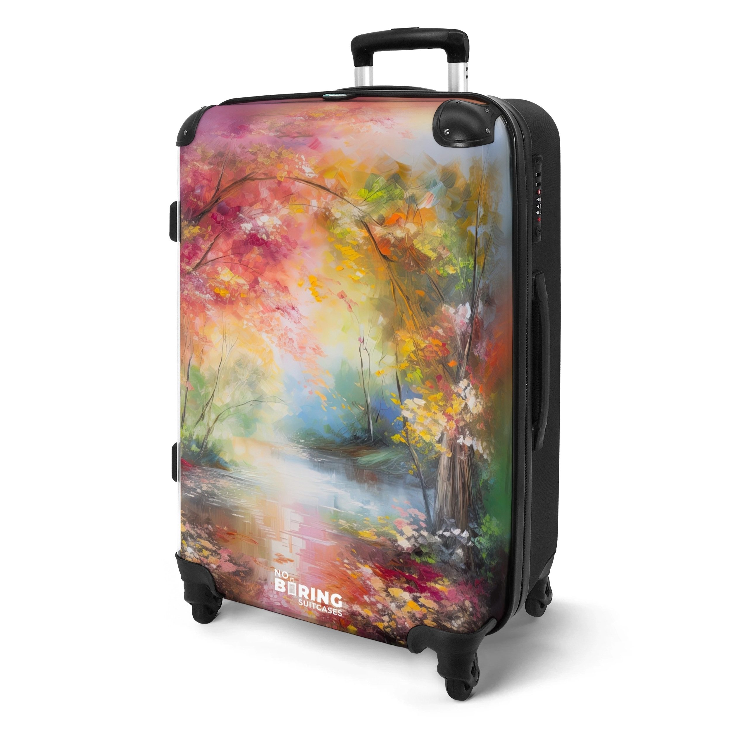 NoBoringSuitcases.com© Hartschalen-Trolley Landschaft - Ölgemälde - günstig online kaufen