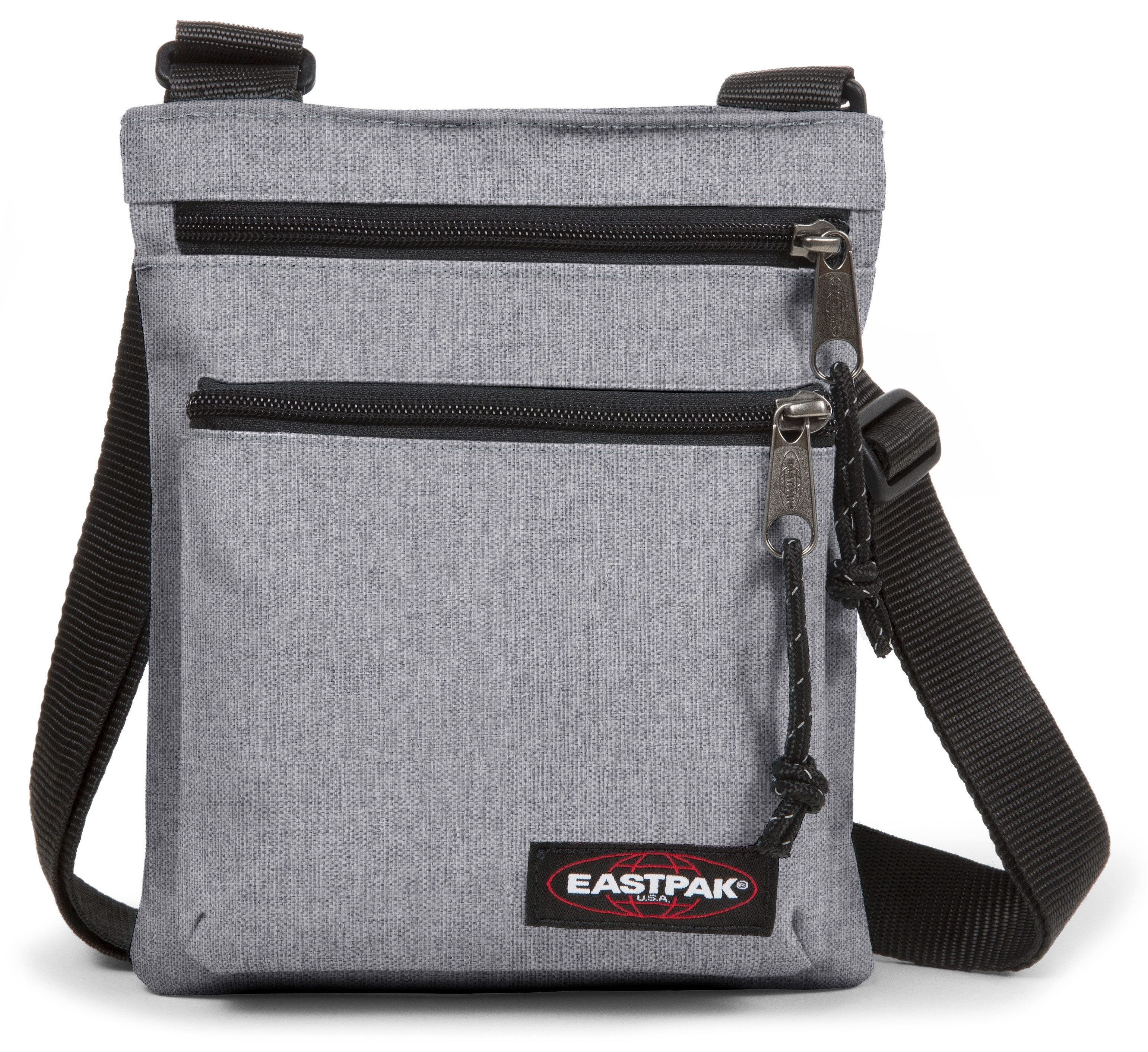 Eastpak Umhängetasche RUSHER, Sunday Grey, enthält recyceltes Material (Global Recycled Standard)